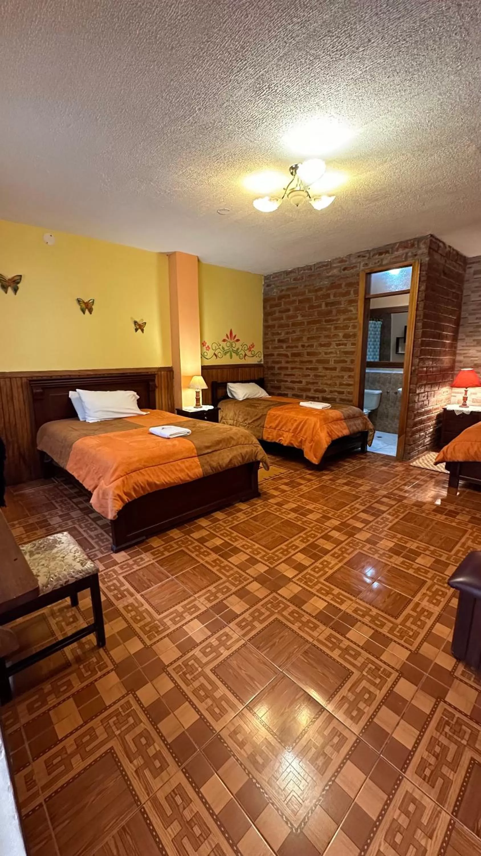 Bed in Hotel Donde Ivan