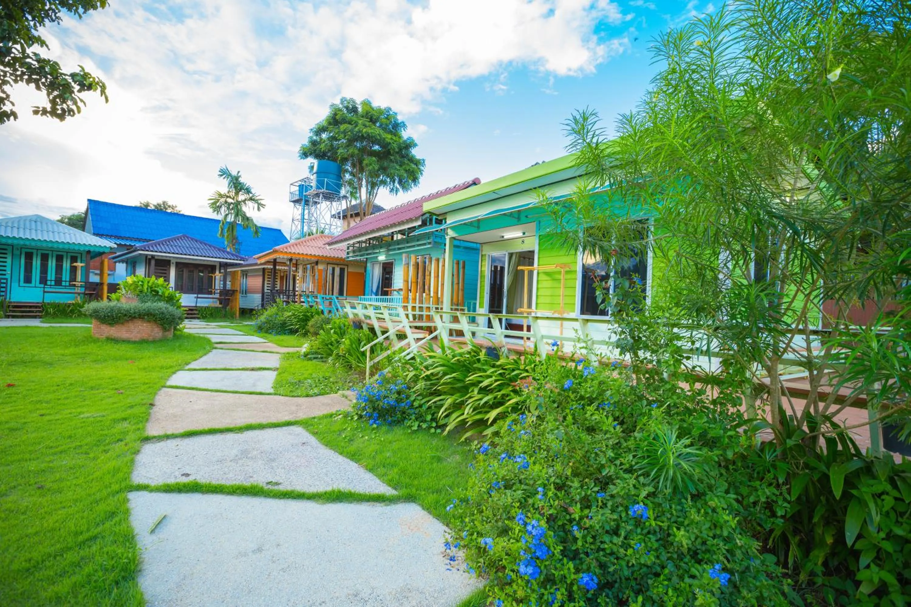 Garden, Property Building in Prawdao Resort