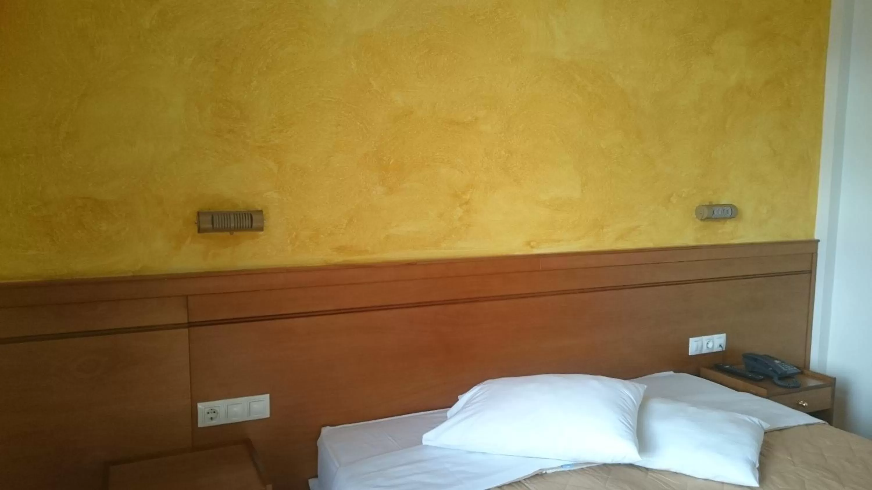 Bed in Hotel Rio Athens