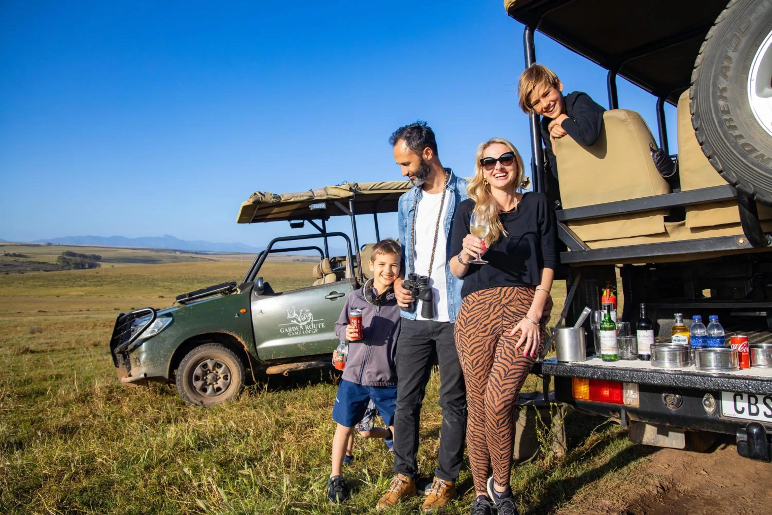 Family in Garden Route Game Lodge