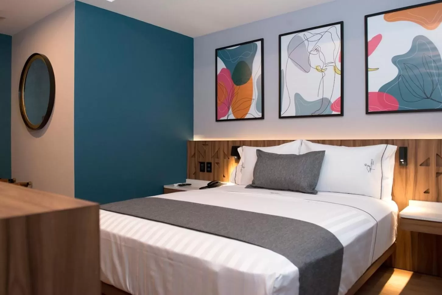 Bed in Hotel Flamencos Centro Histórico