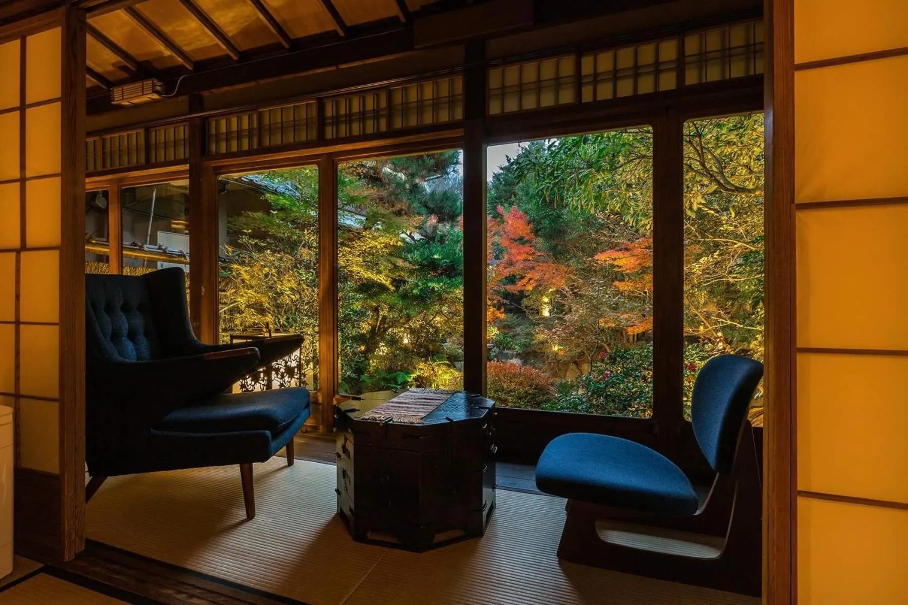 Photo of the whole room in Kyoto Nanzenji Ryokan Yachiyo Established in 1915