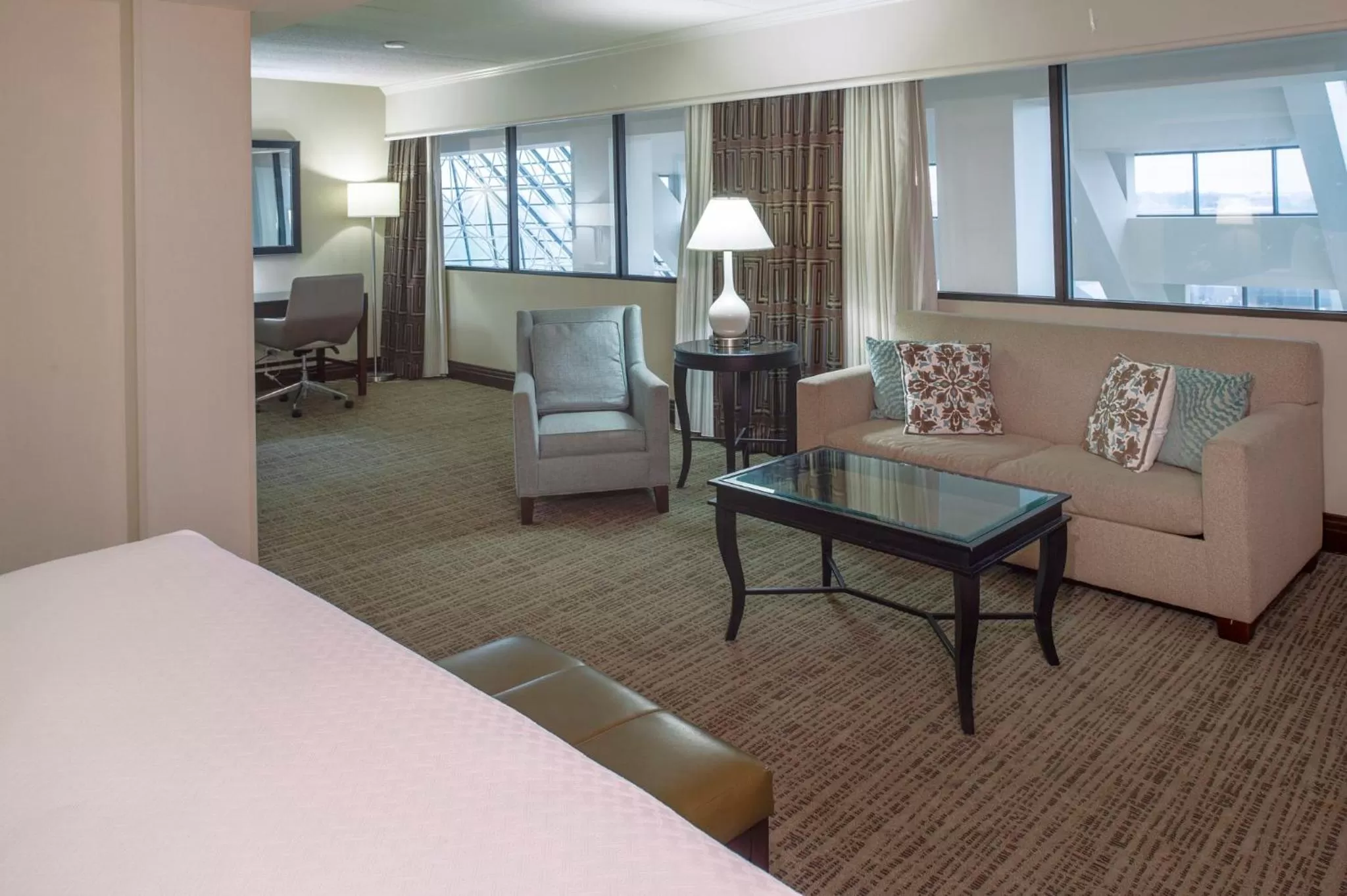 Bedroom, Bed in Crowne Plaza Hotel St. Louis Airport by IHG