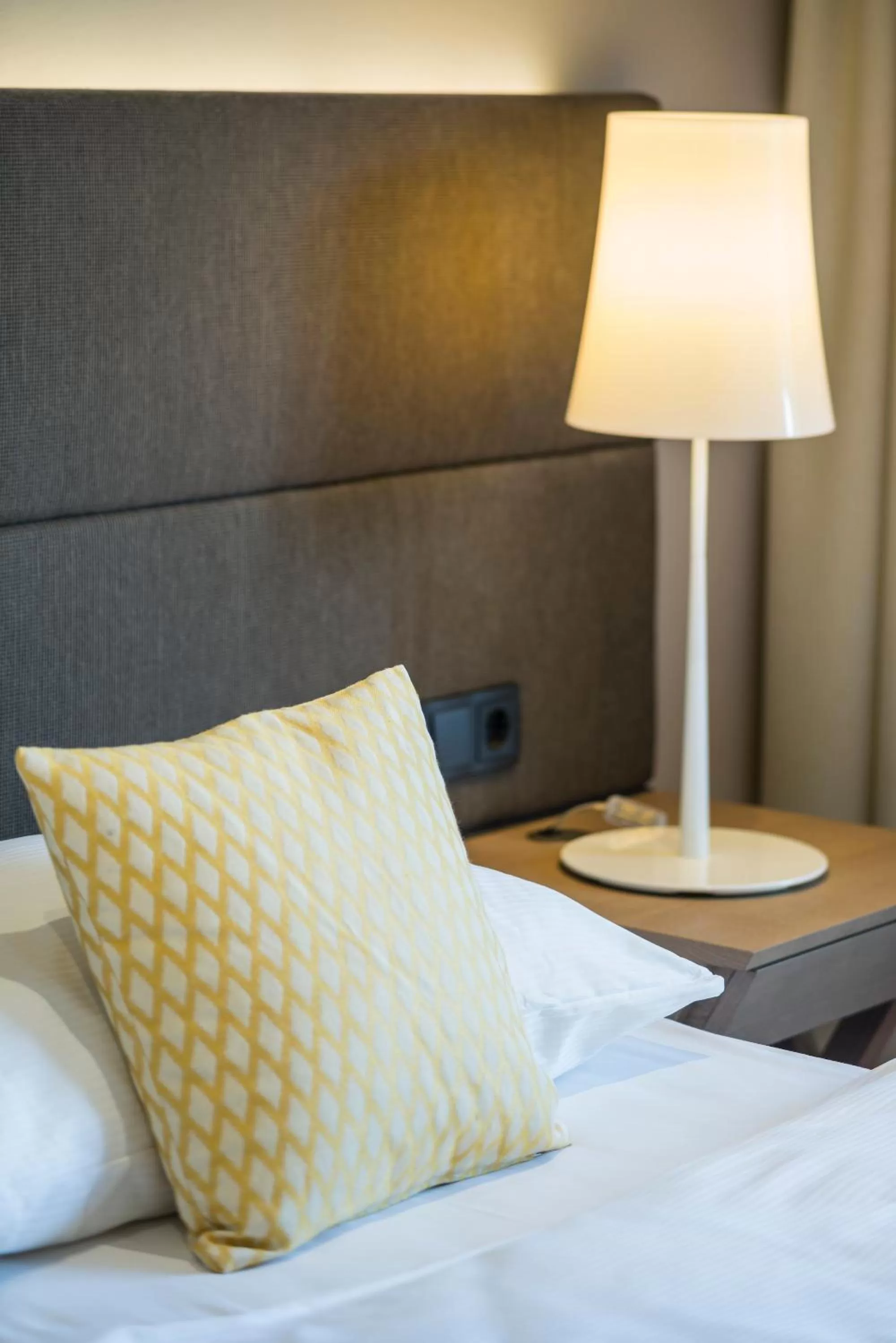 Bed in Hotel Turmhof