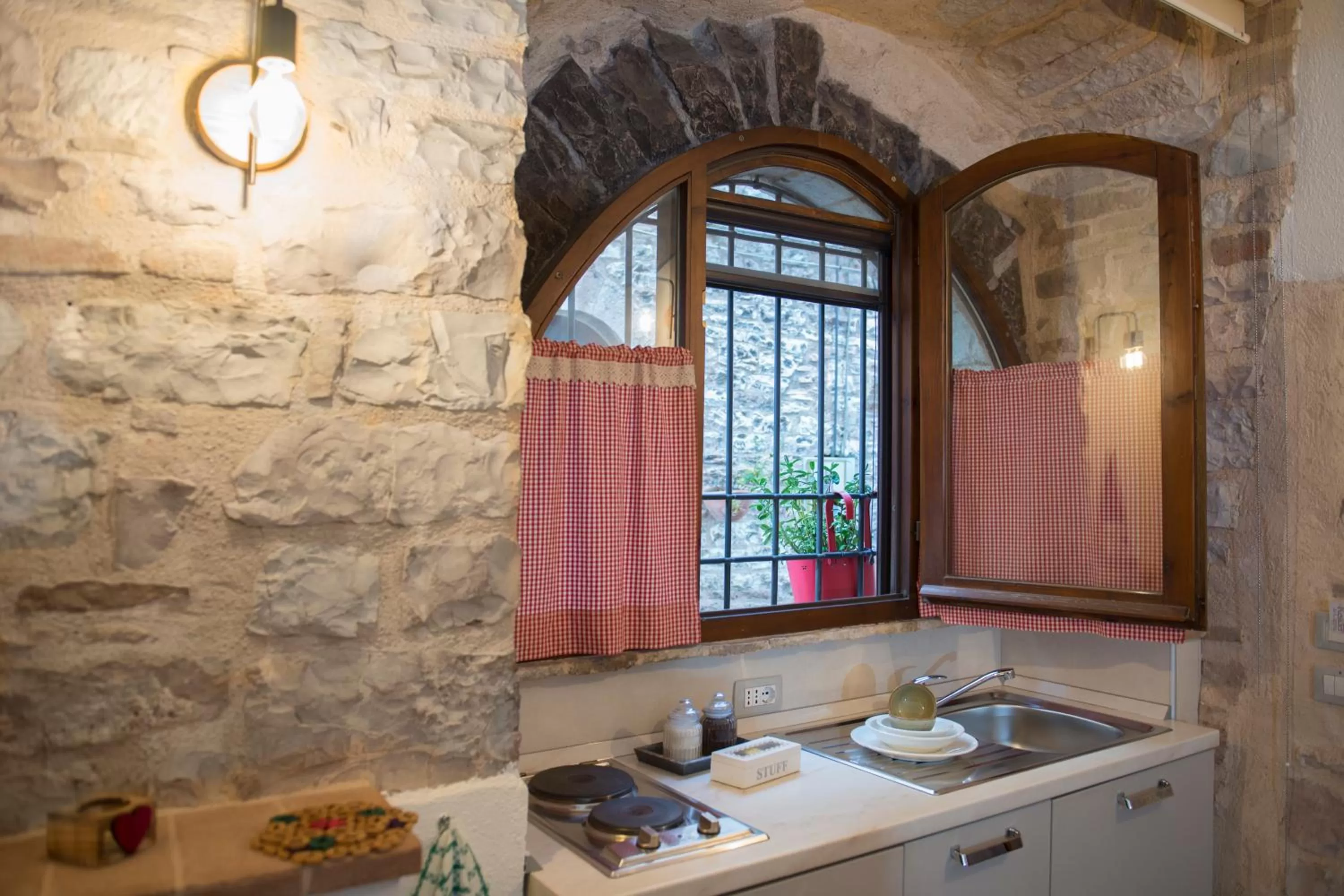 Decorative detail, Bathroom in La Residenza Dei Cappuccini