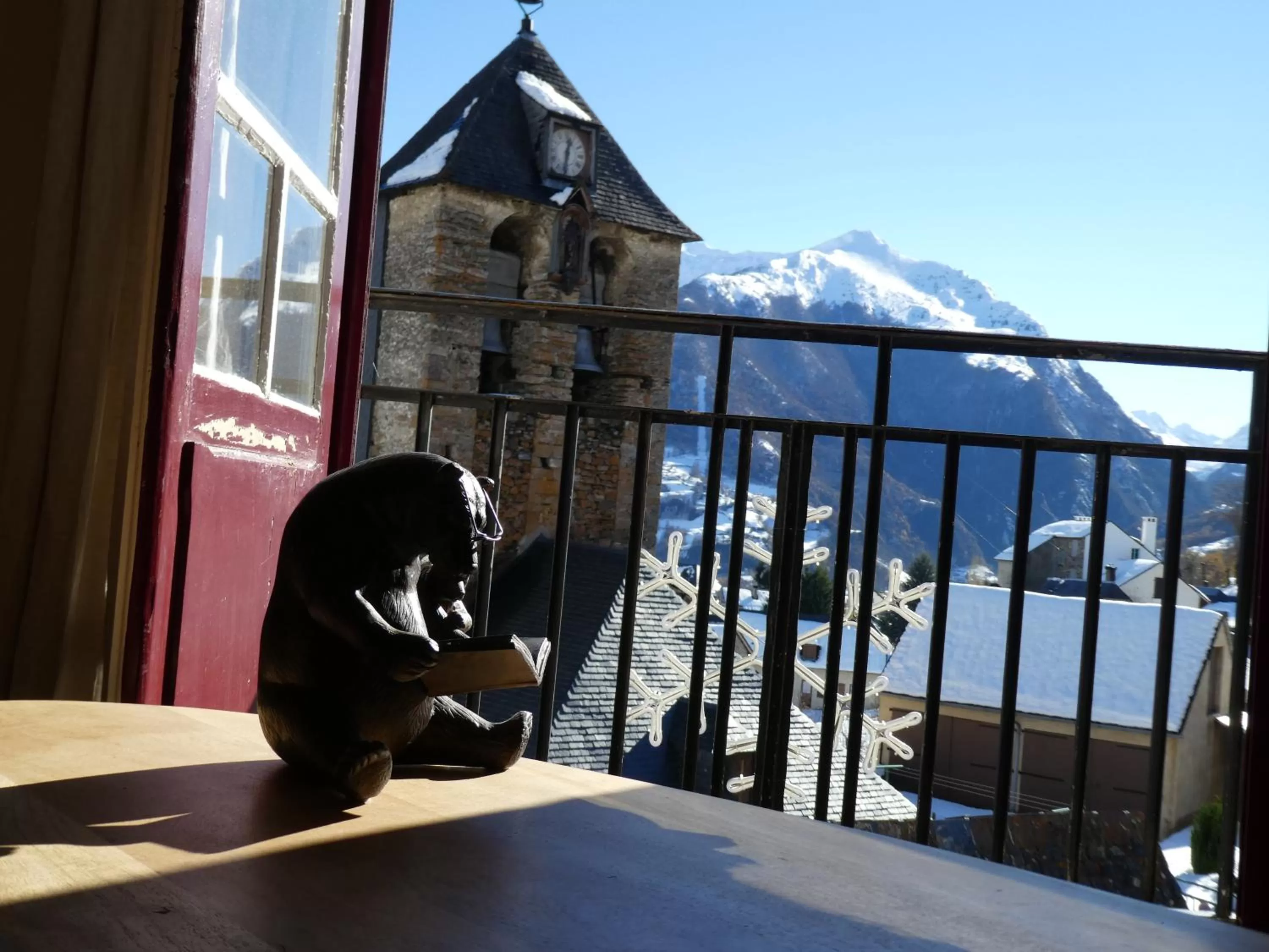 View (from property/room), Winter in Chalet Mina