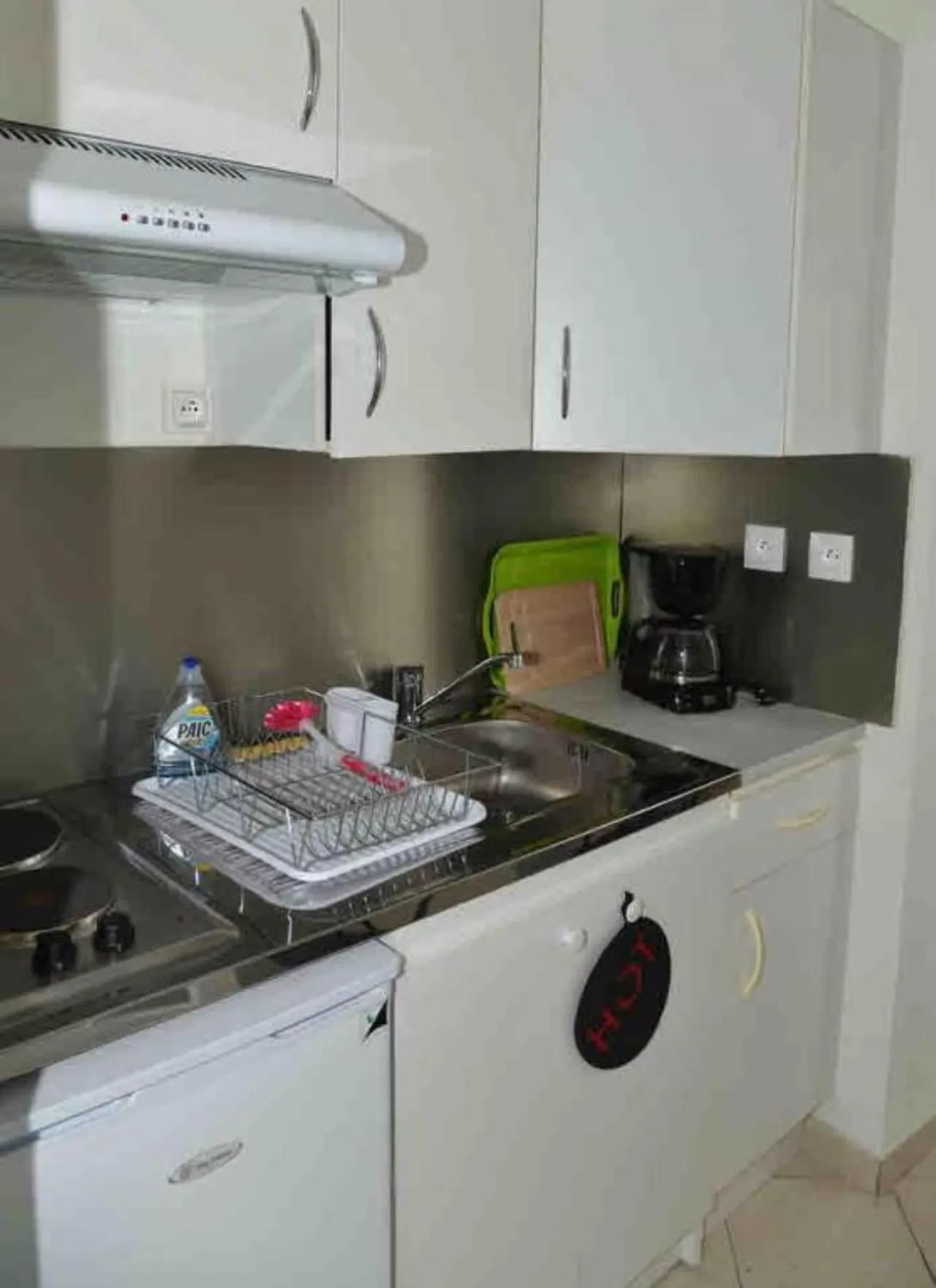 Kitchen or kitchenette in Apparthotel Douai Gare