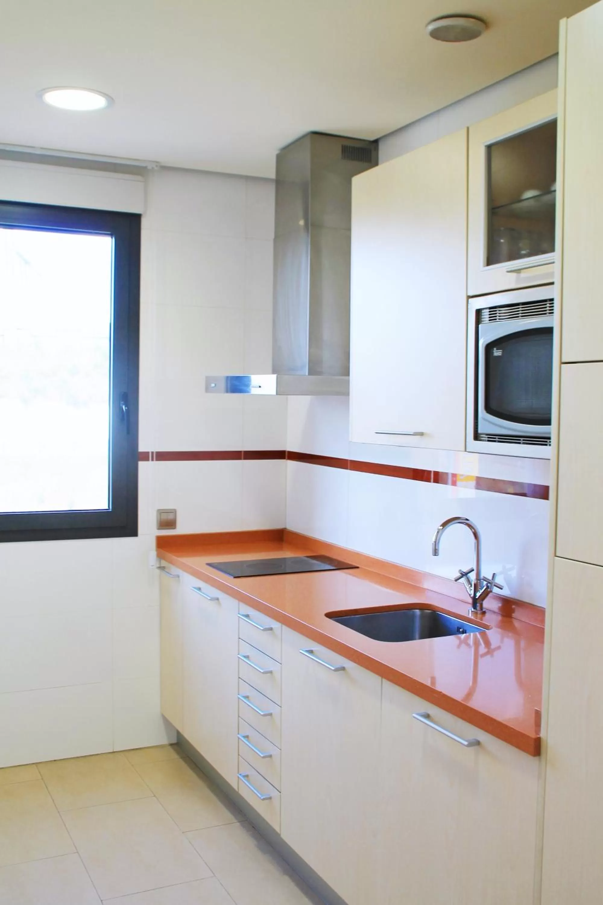 Kitchen or kitchenette in Apartahotel Ribera