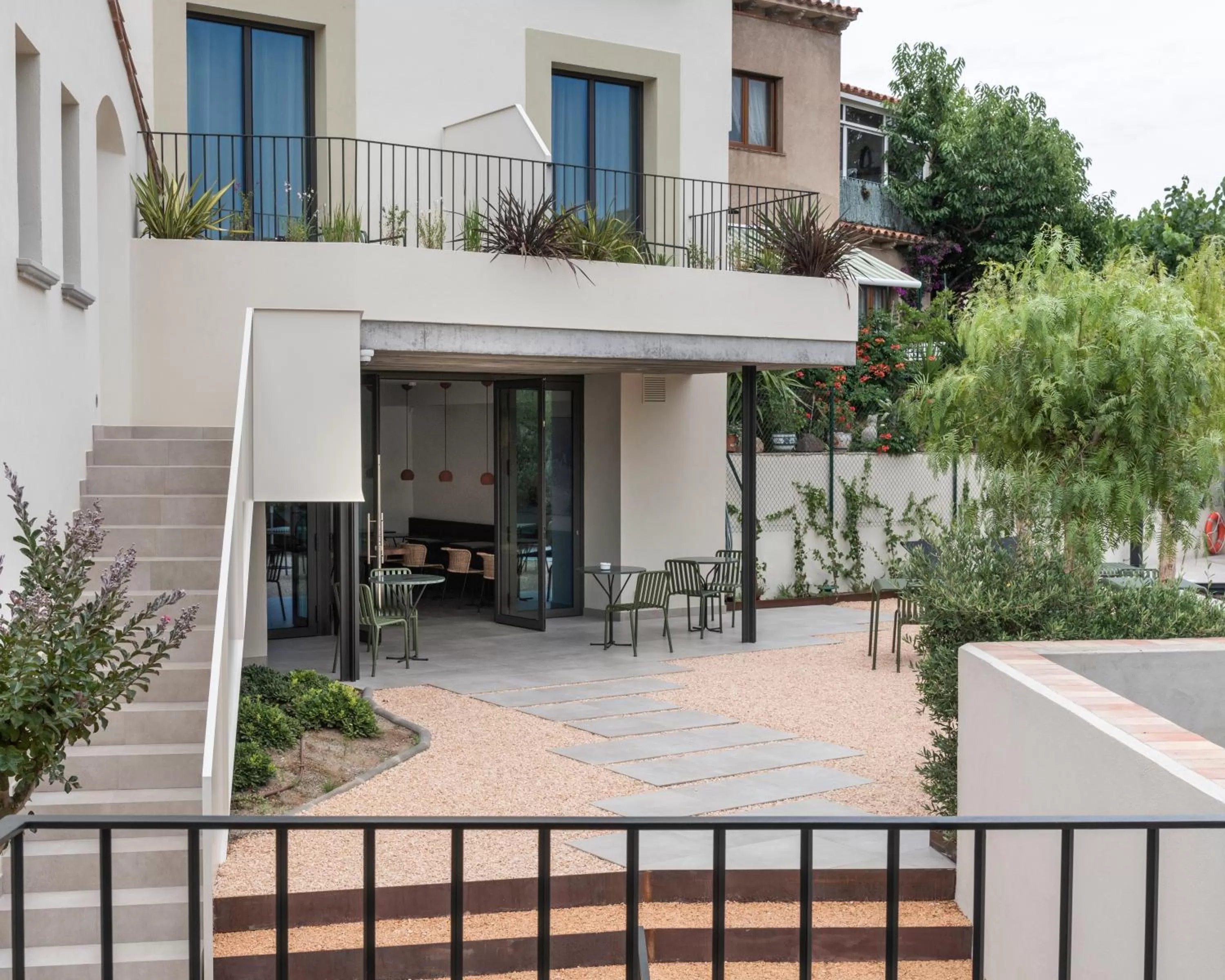 Garden view in Alta House Begur