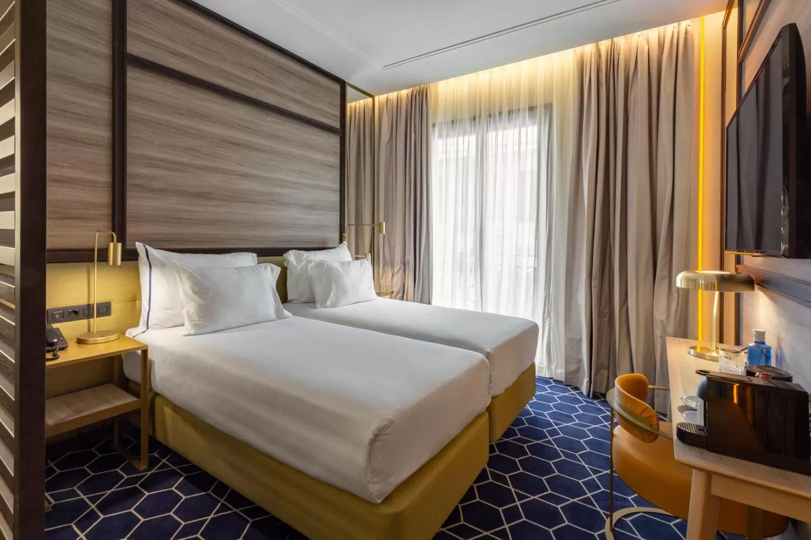 Bed in Pestana CR7 Gran Vía Madrid