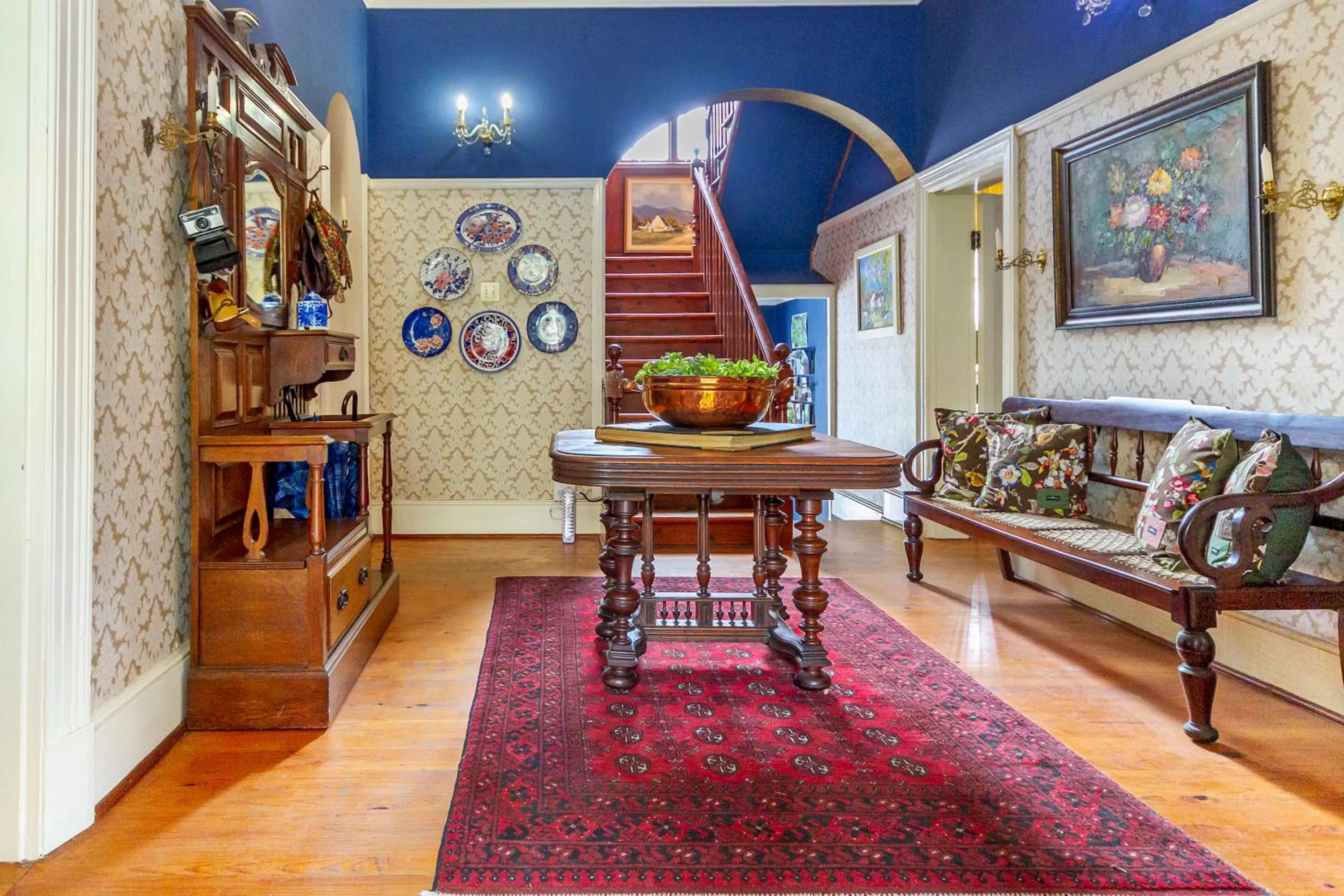 Lobby or reception in Airlies Historical Guest House