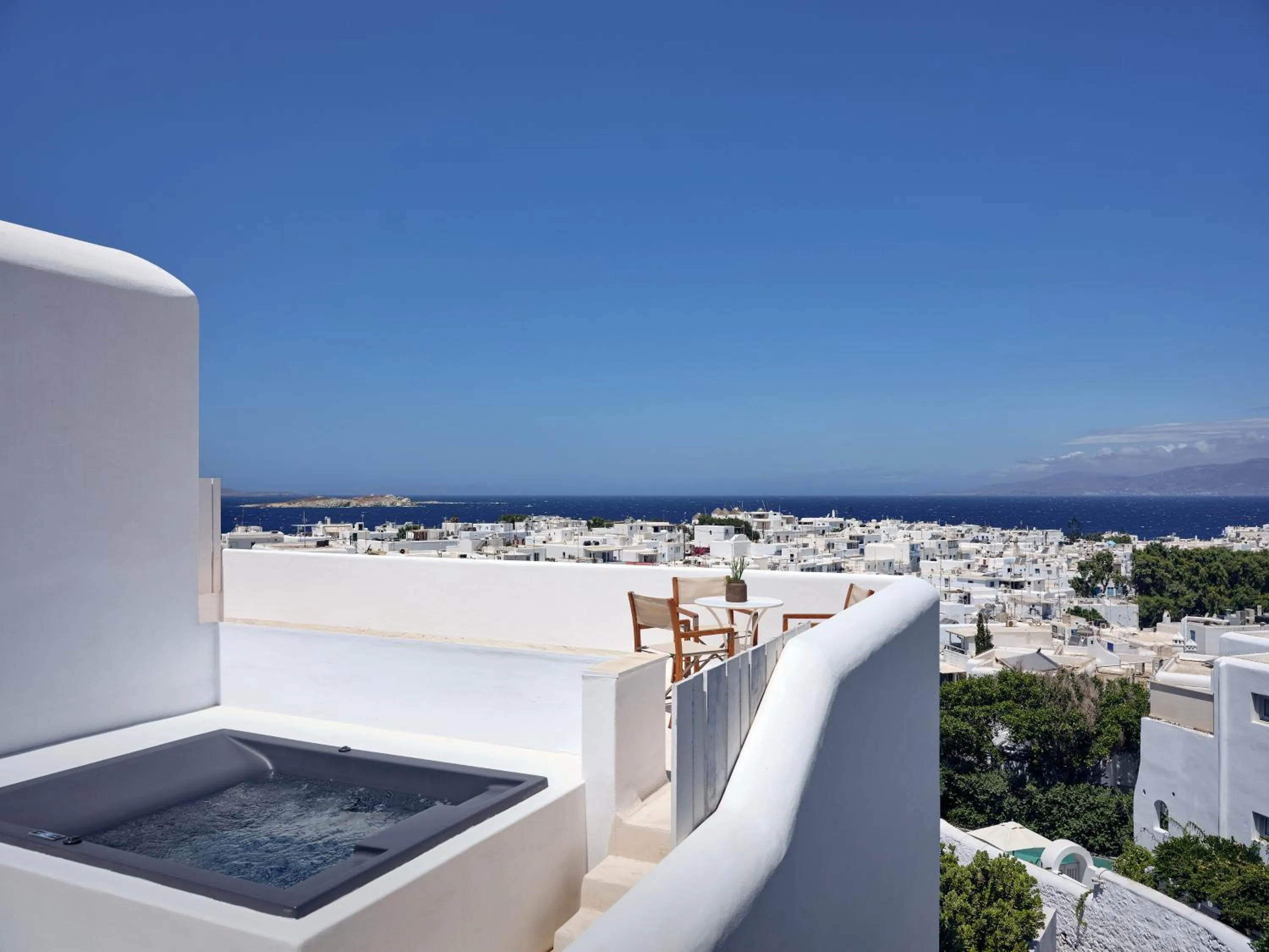  2 Bedroom Suite with Private Jacuzzi and Sea View @ Belvedere Villa Nextdoor  in Belvedere Mykonos - Main Hotel