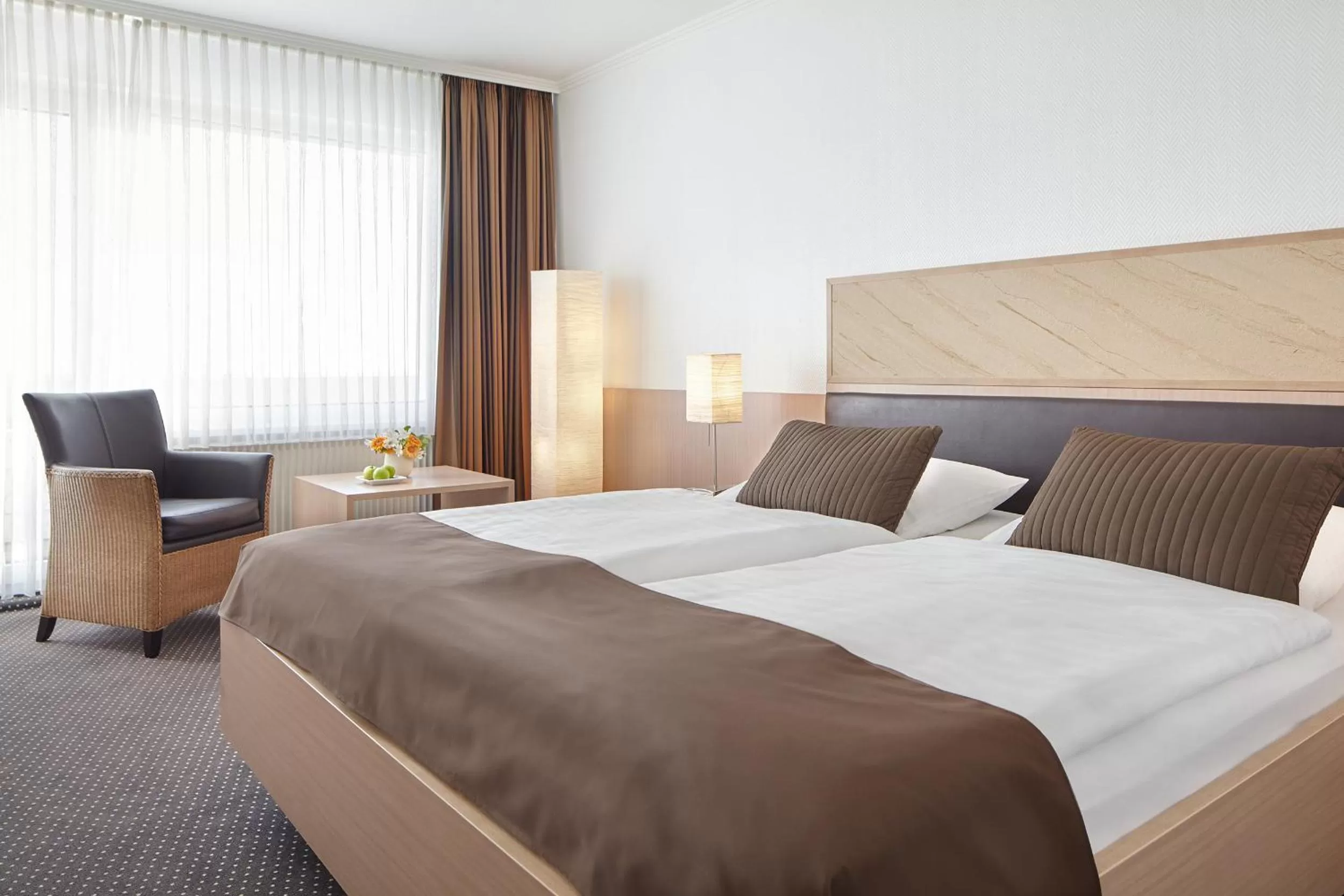 Bedroom, Bed in nordica Hotel Friesenhof