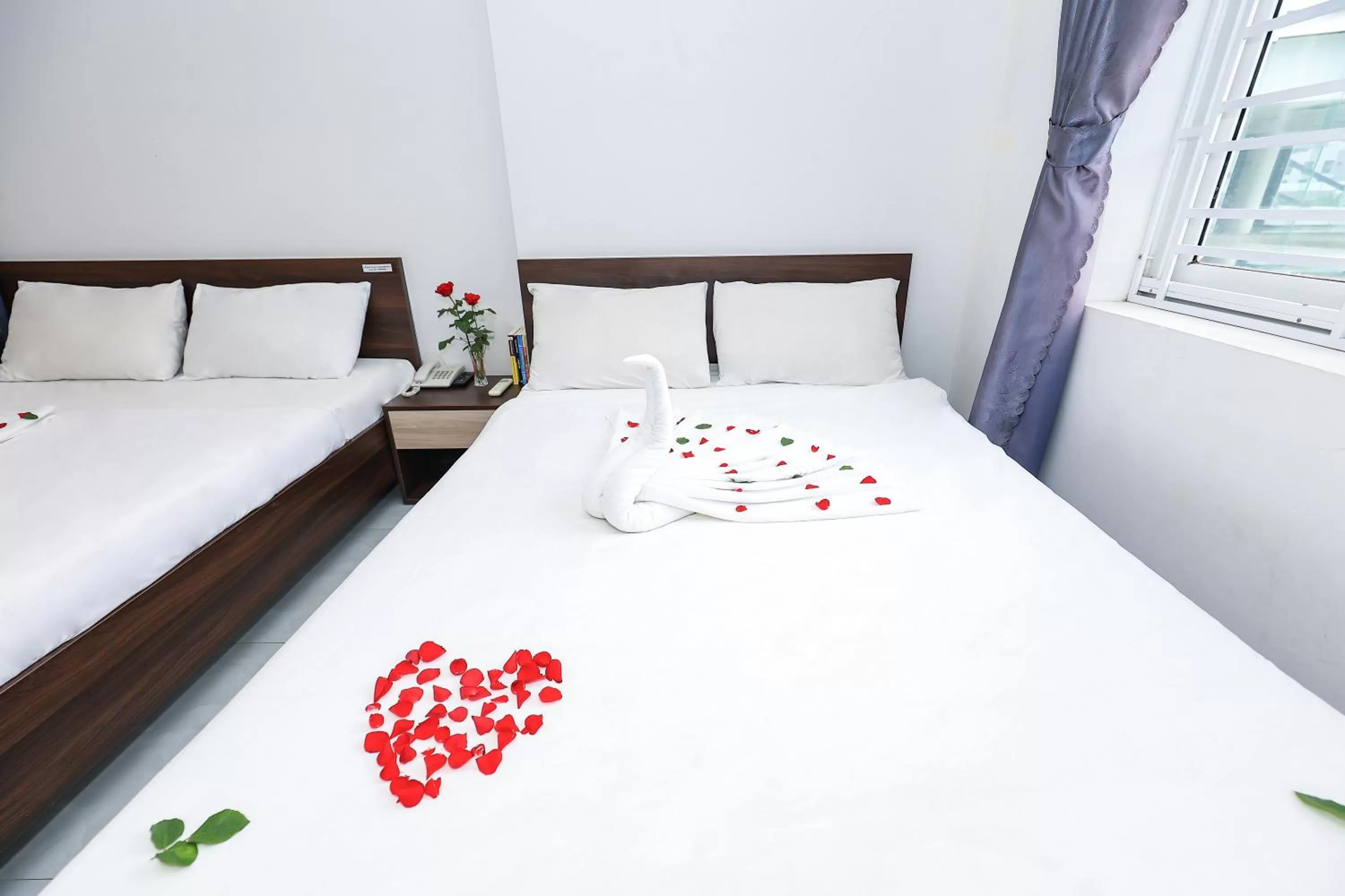 Bed in Ciao Hồng Phúc Hotel