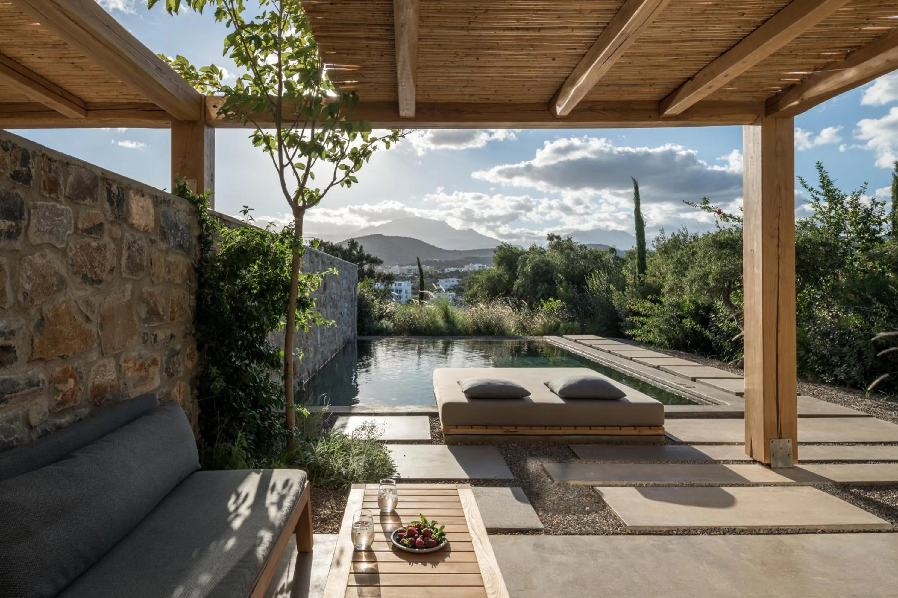 Patio in Minos Palace Resort - Adults Only