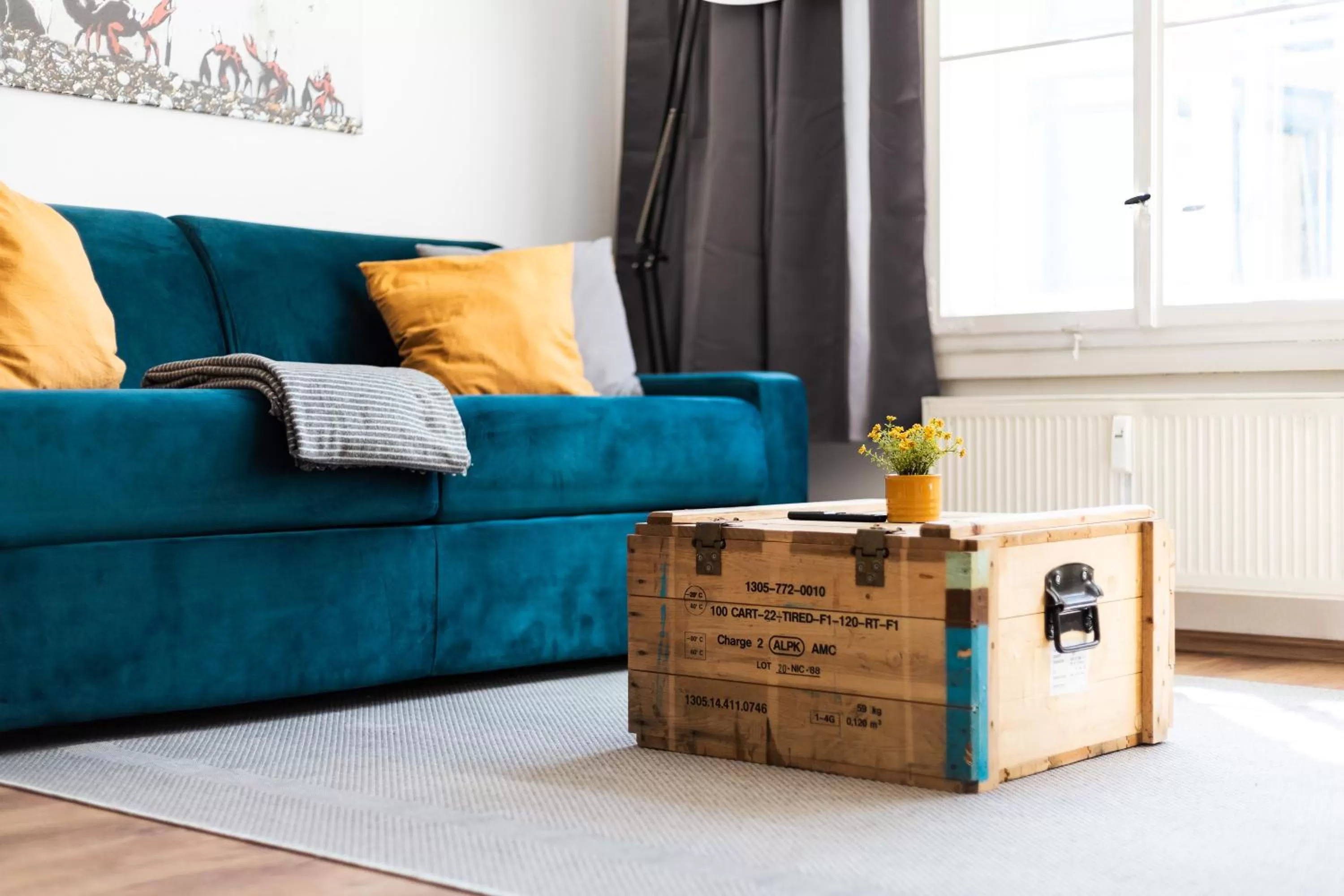 Living room in Apartments an der Oper - Innenstadt - Zentral - Küche - Wifi - Powered by Ko-Living