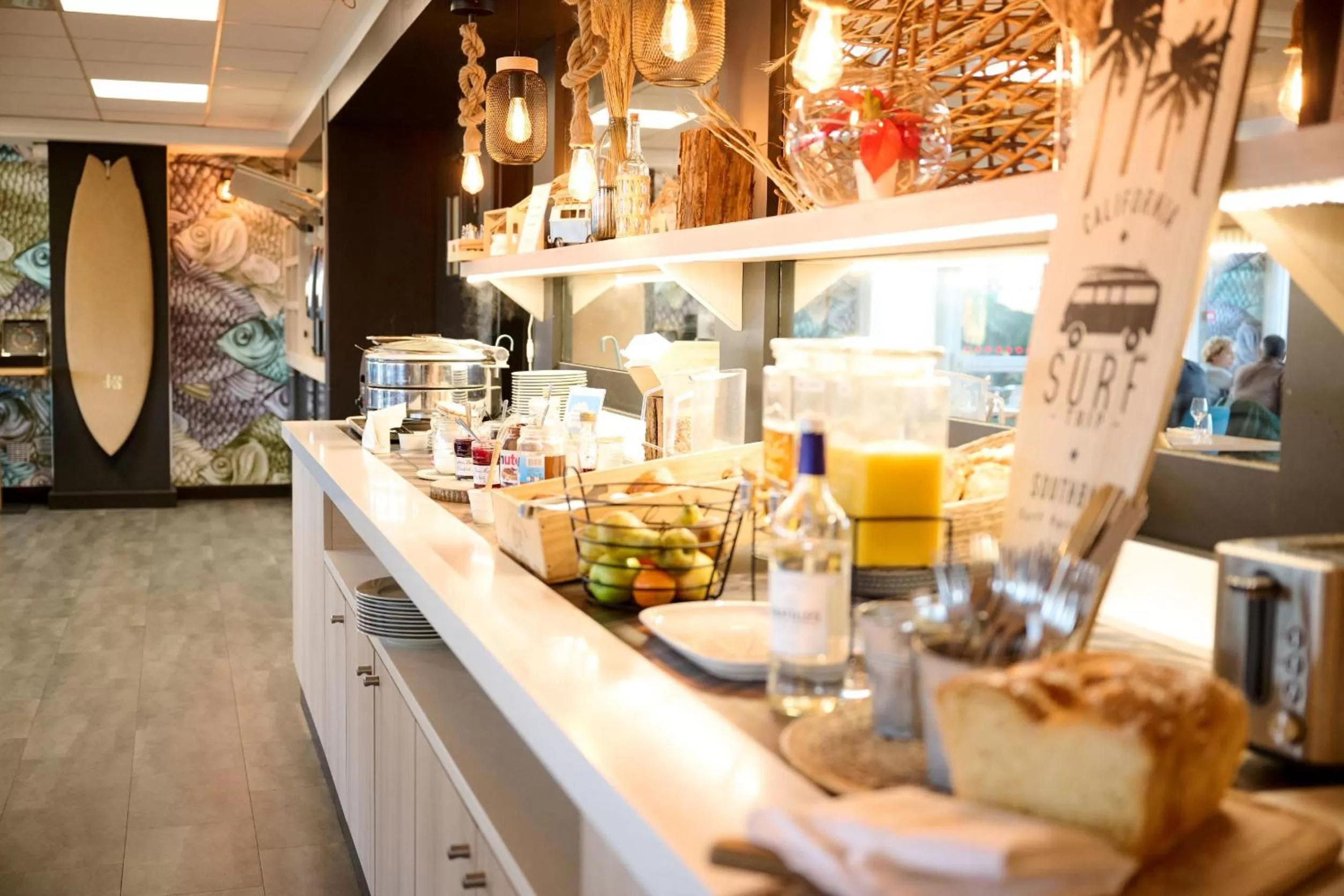 Buffet breakfast in ibis Styles Bordeaux Begles Arena