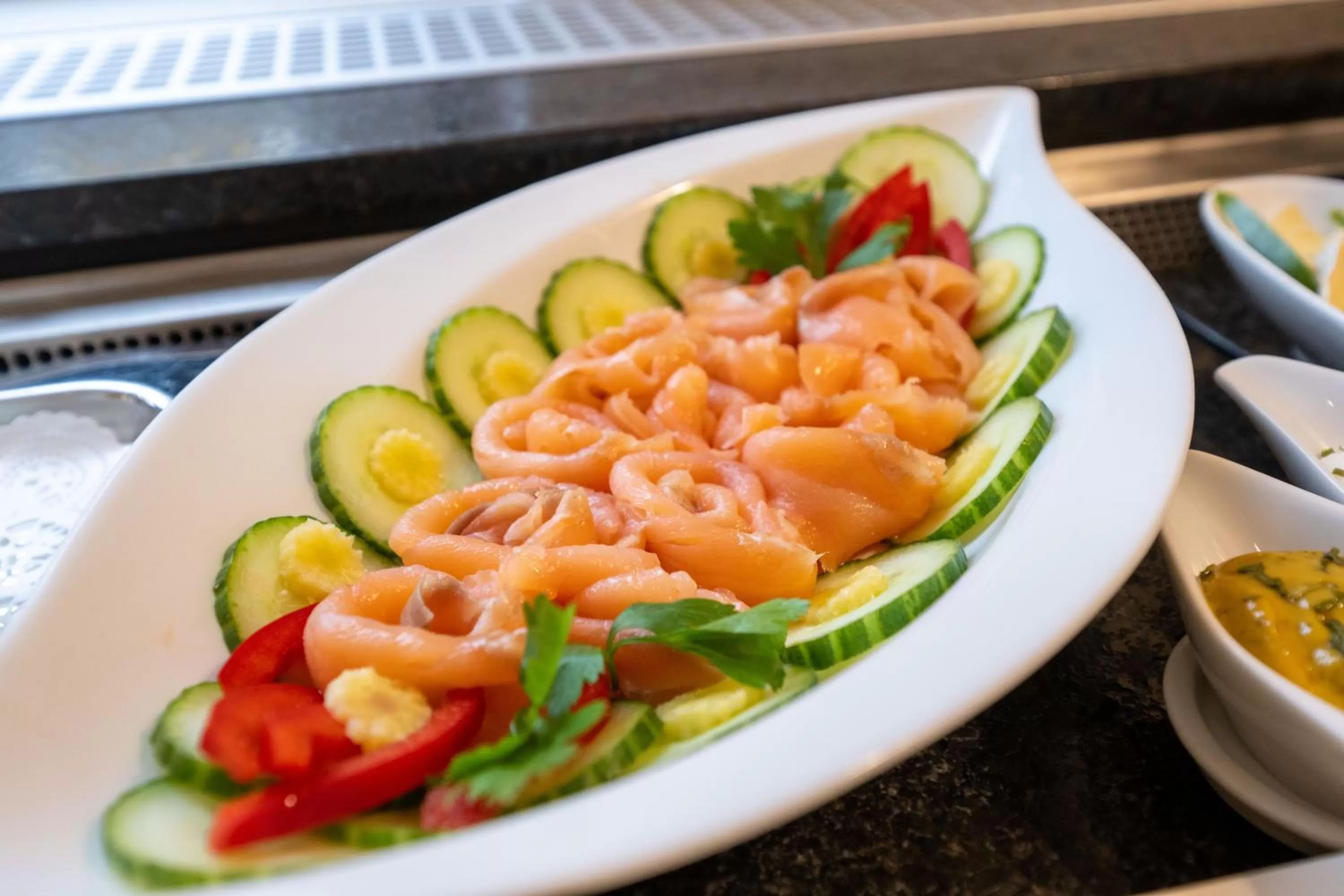 Buffet breakfast in Hotel Admiral am Kurpark