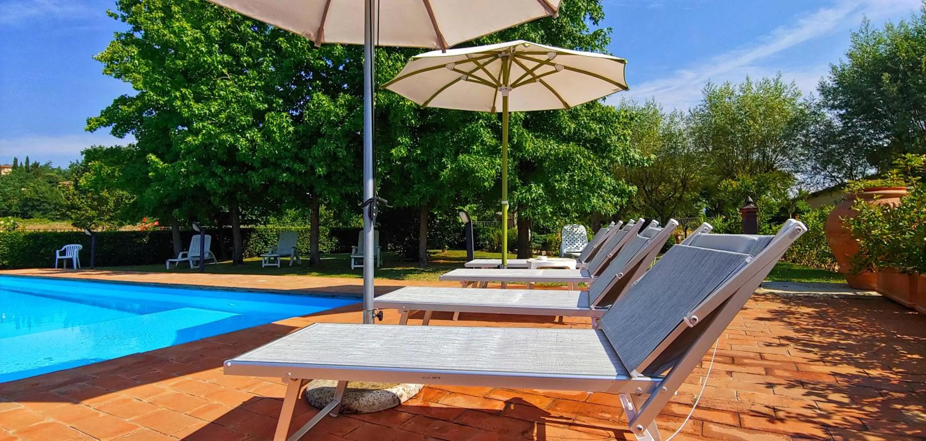 Swimming pool in Torrebianca Tuscany
