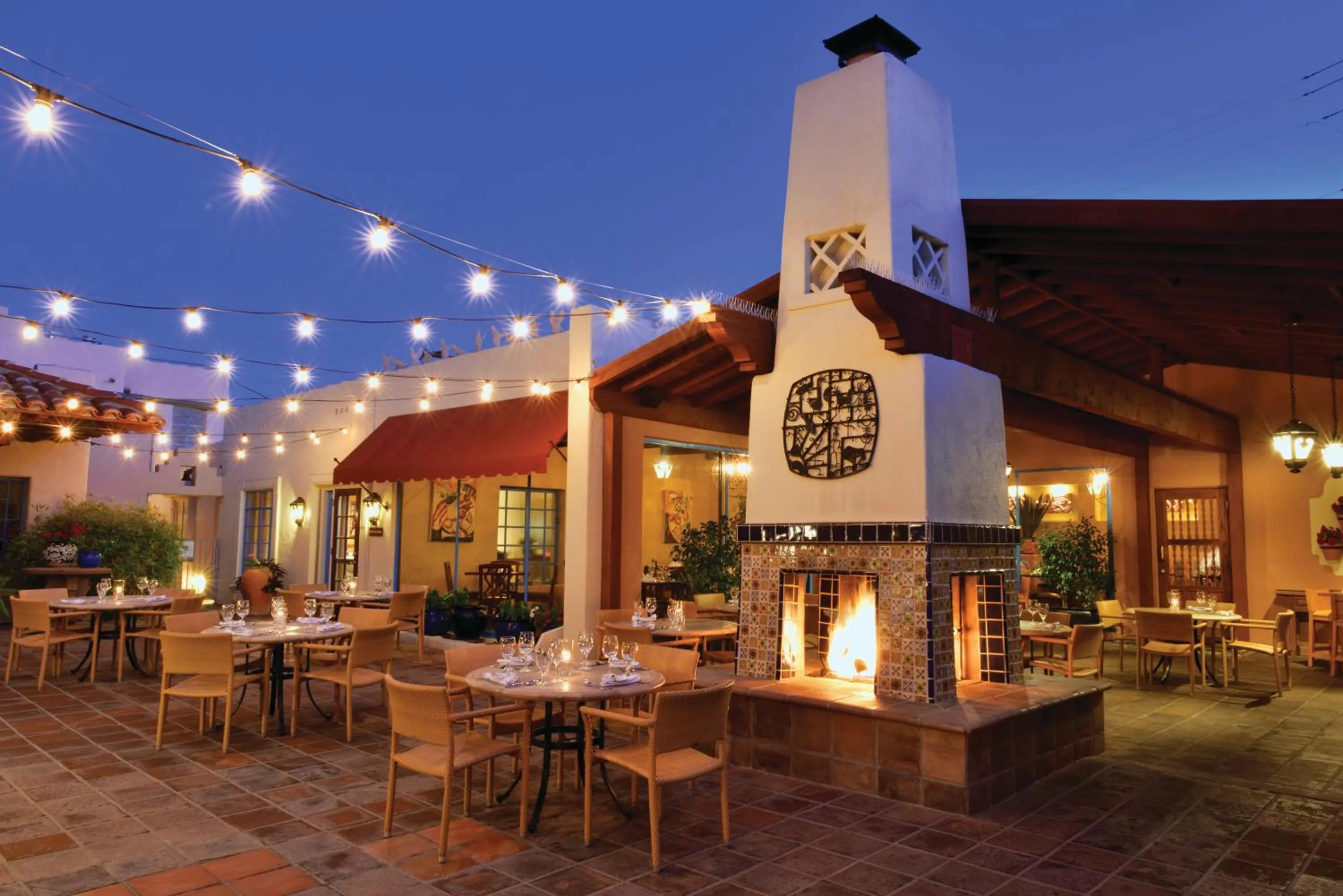Patio in Lodge On The Desert