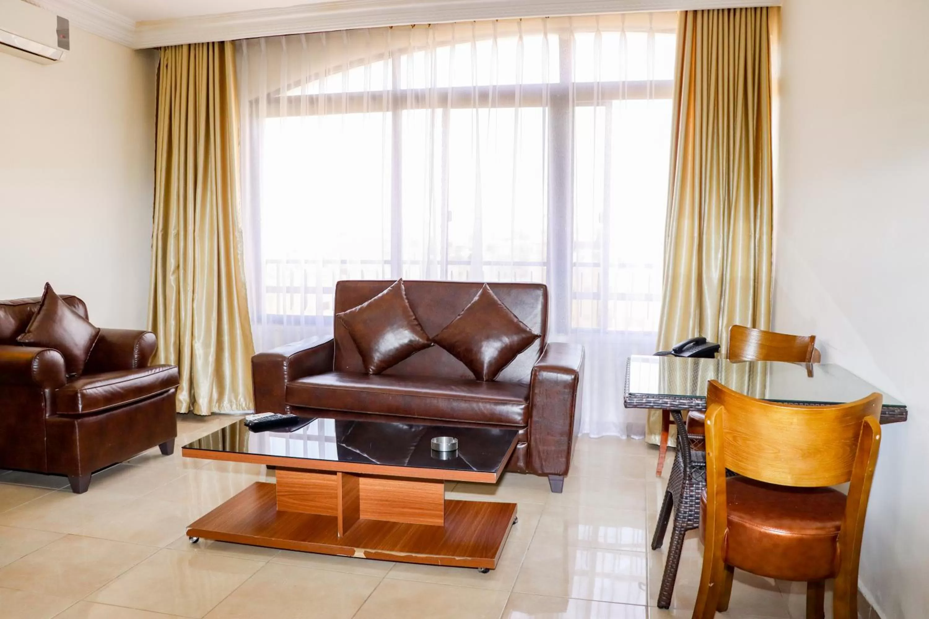 Seating area in Al Jamal Suites