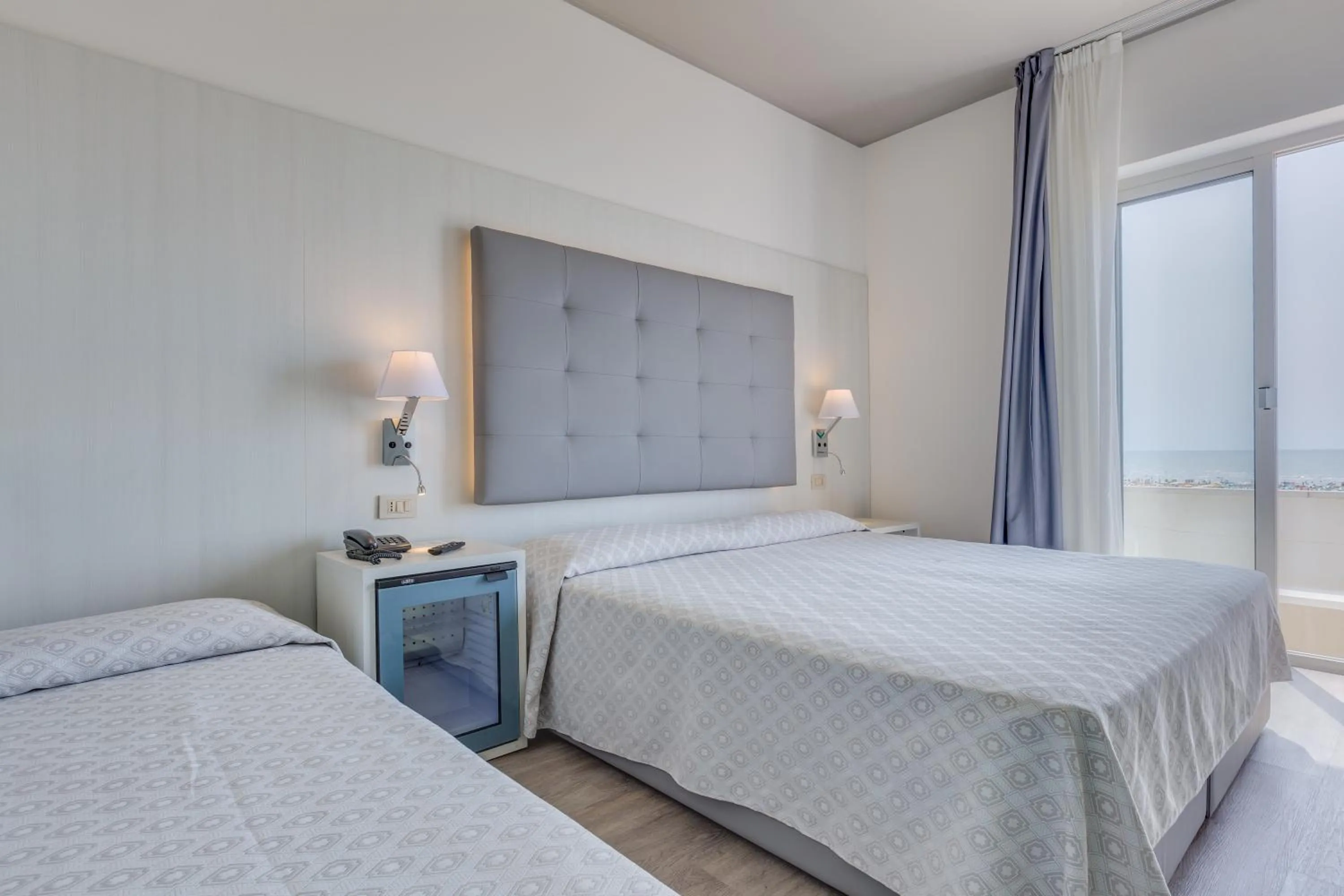 Bed in Hotel Austria