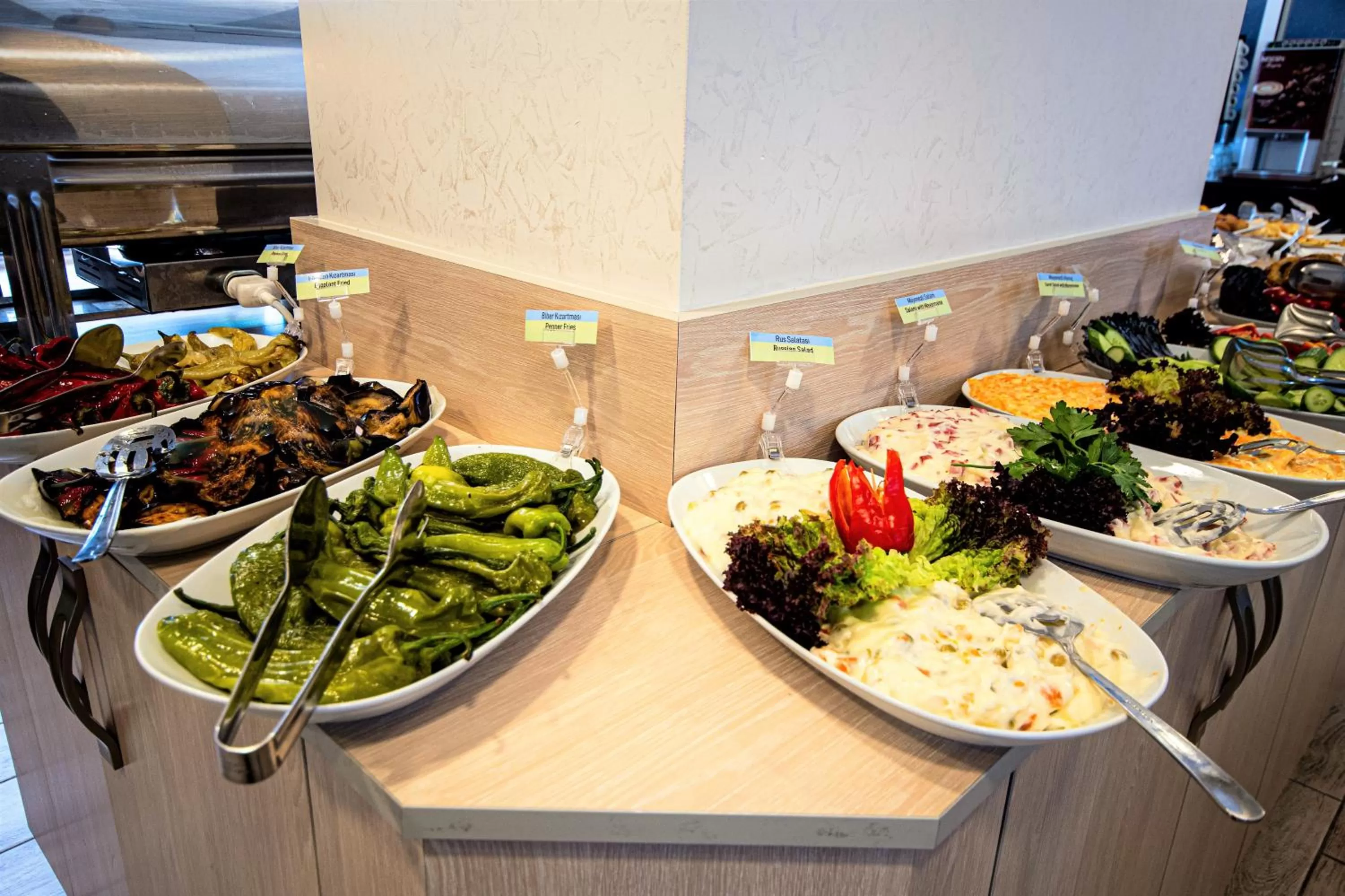 Buffet breakfast in Boss Hotel Sultanahmet