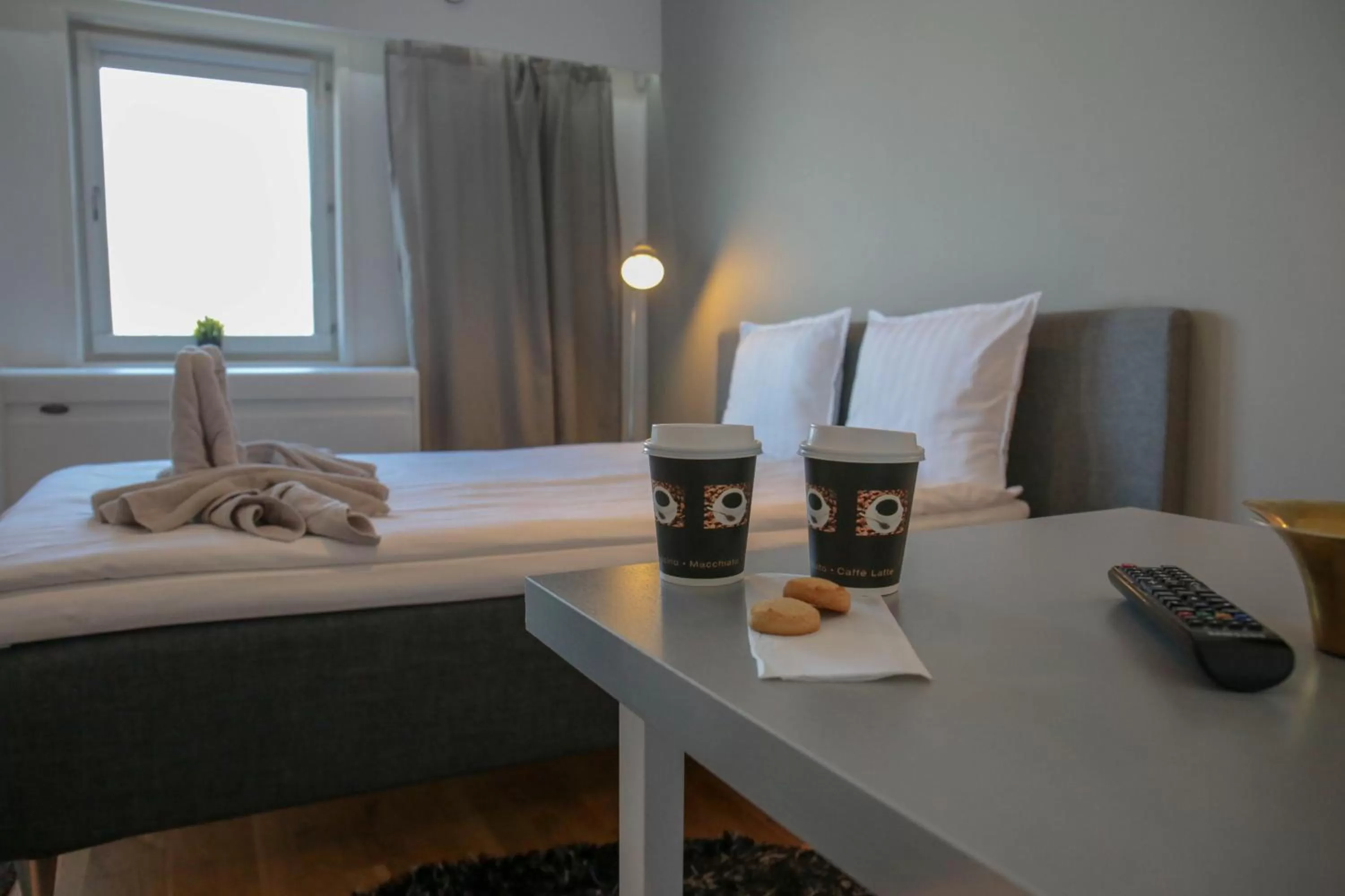 Bed in Hotell Norrort