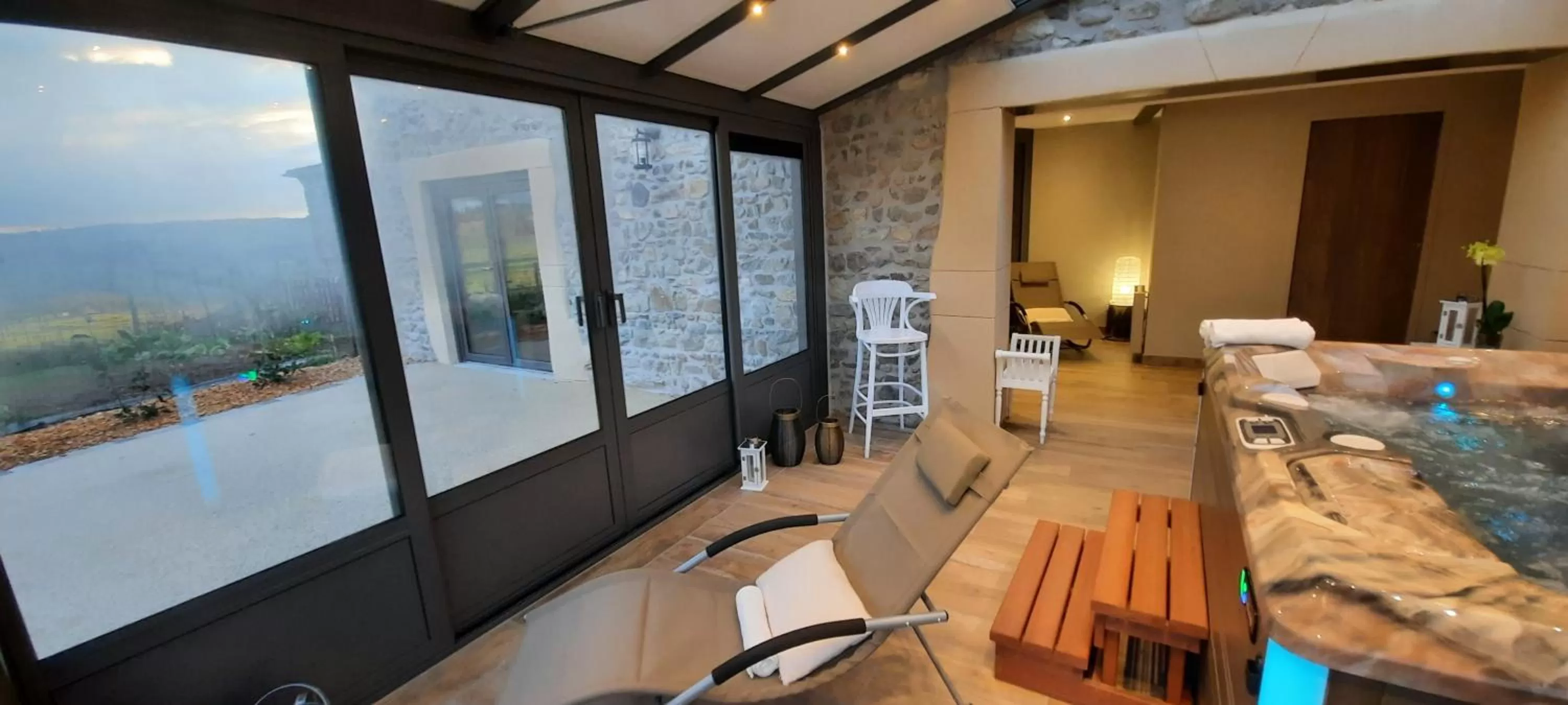 Spa and wellness centre/facilities in Bel Aujourd'hui Spa Sauna