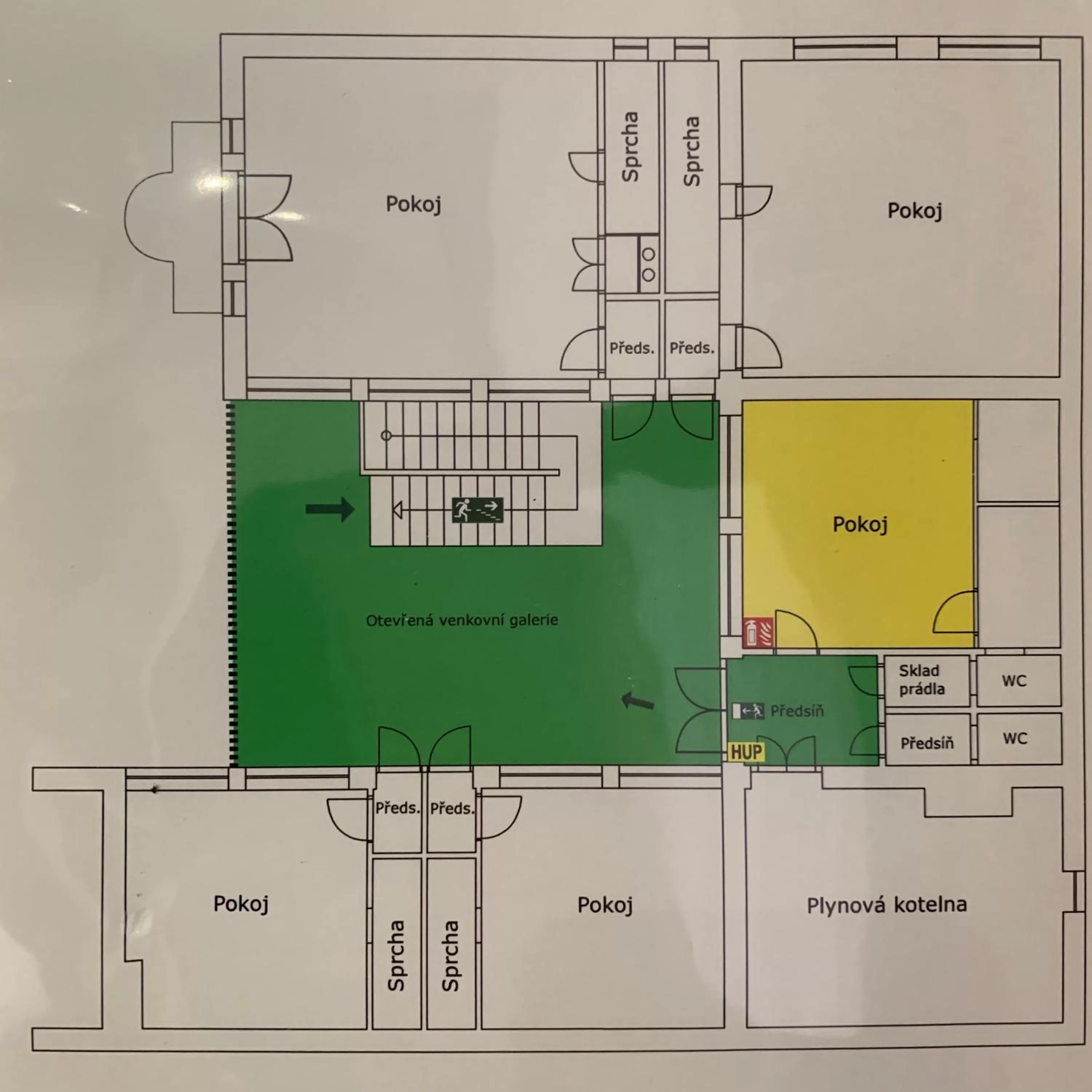 Floor plan in Apartma La Provence