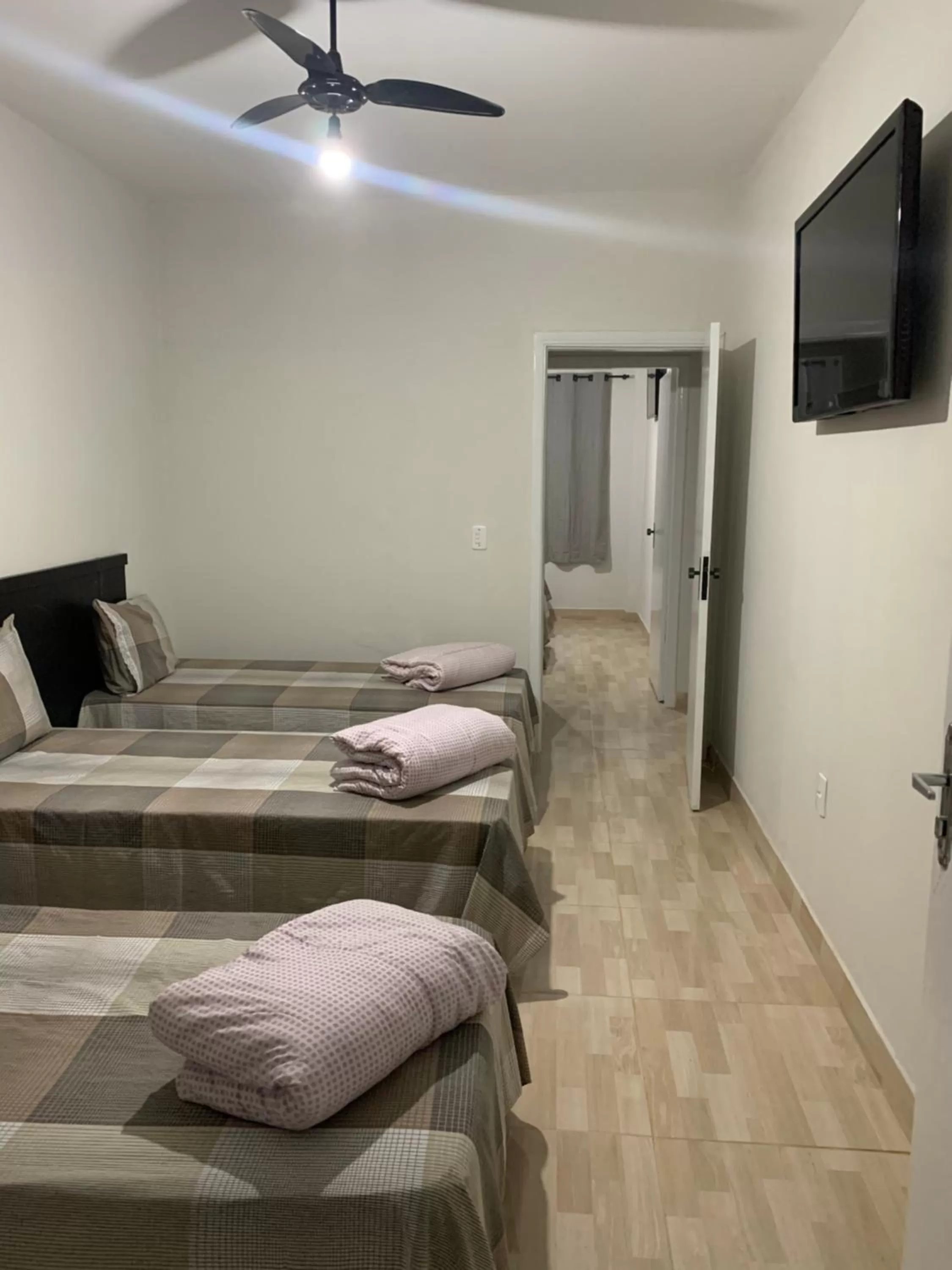 Bed in Pousada Ananda São Pedro