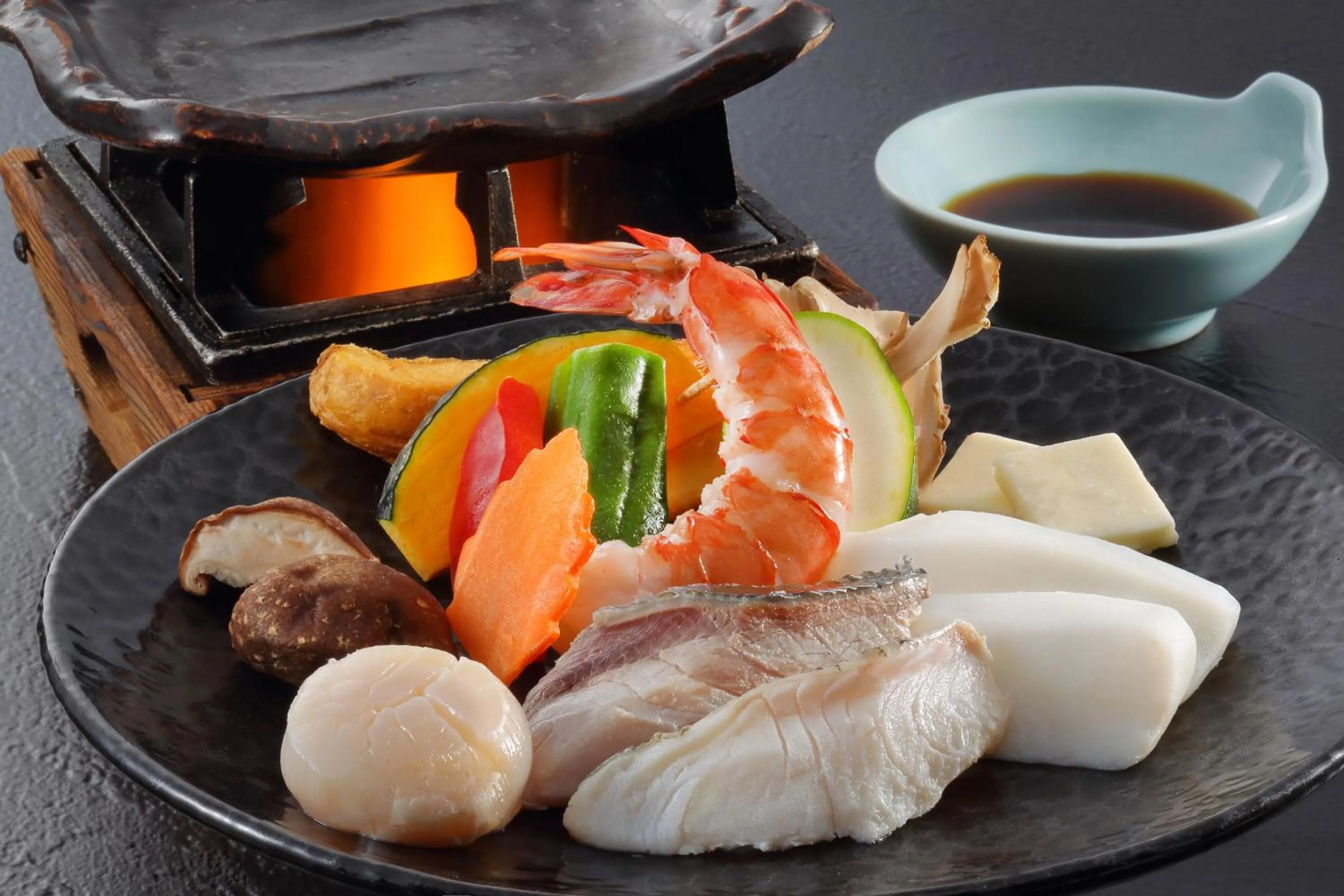 Food close-up in Zao Onsen Omiya Ryokan