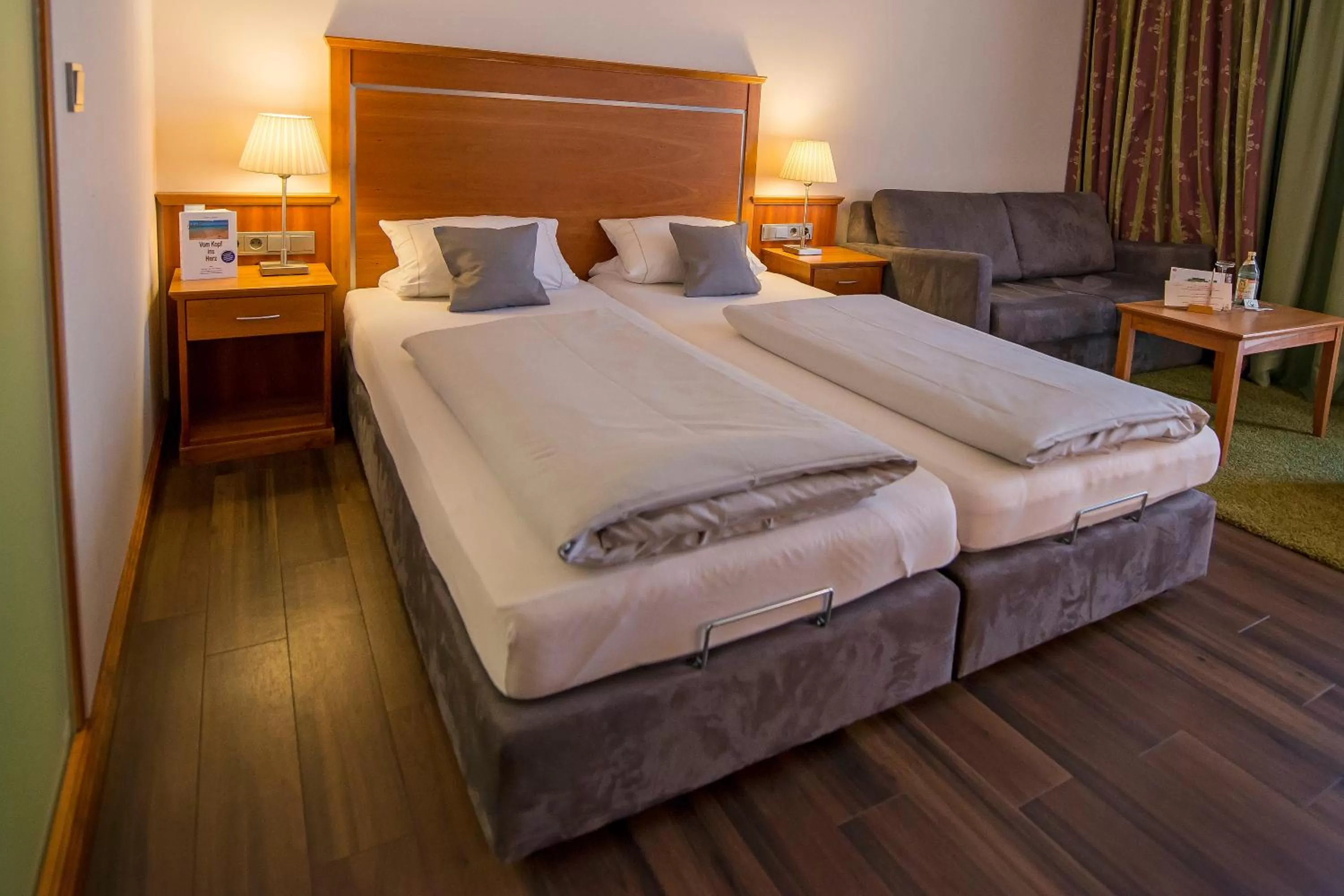 Photo of the whole room, Bed in Landidyll Hotel zum Freden