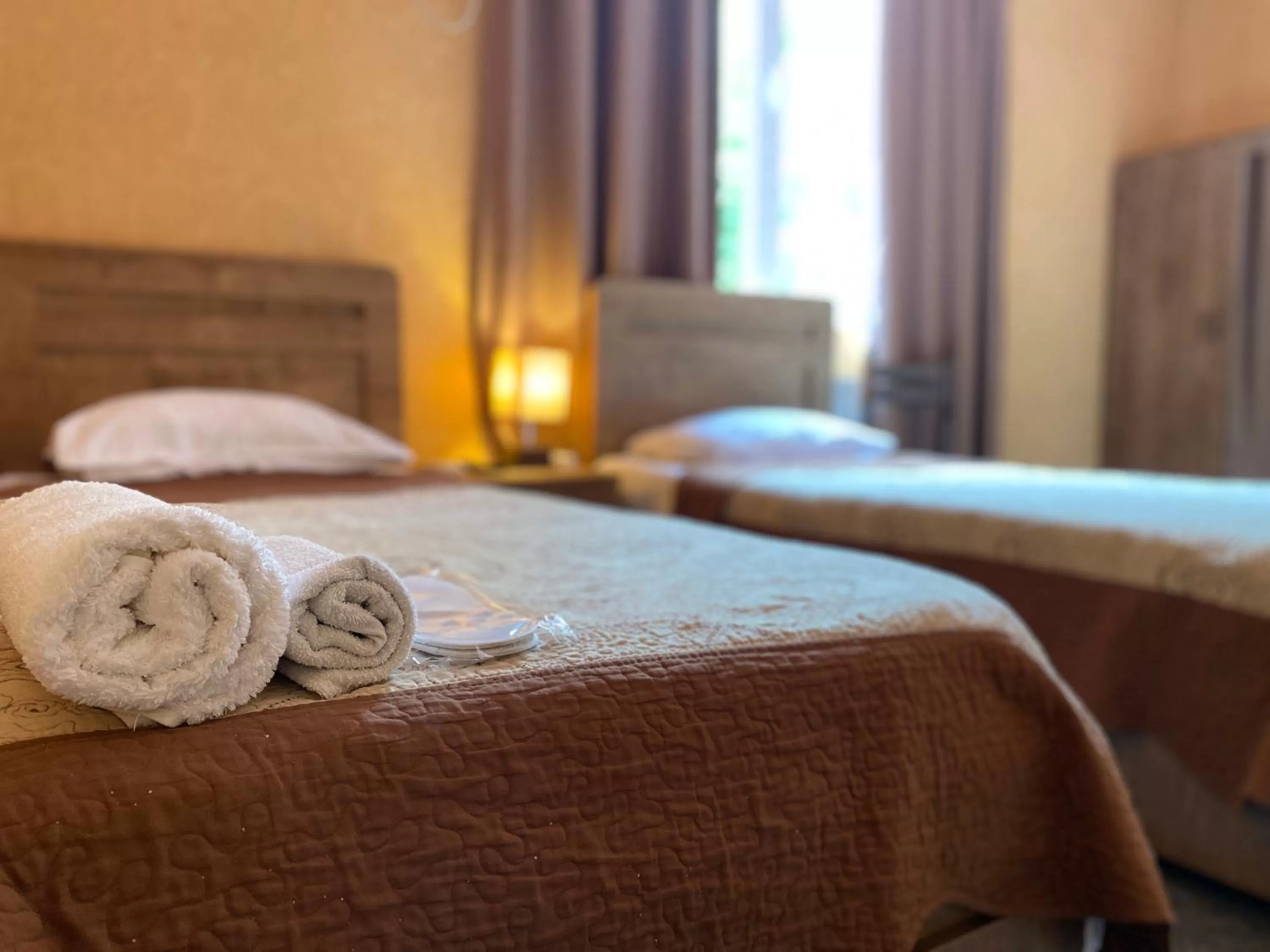 Bed in Hotel Shalimar