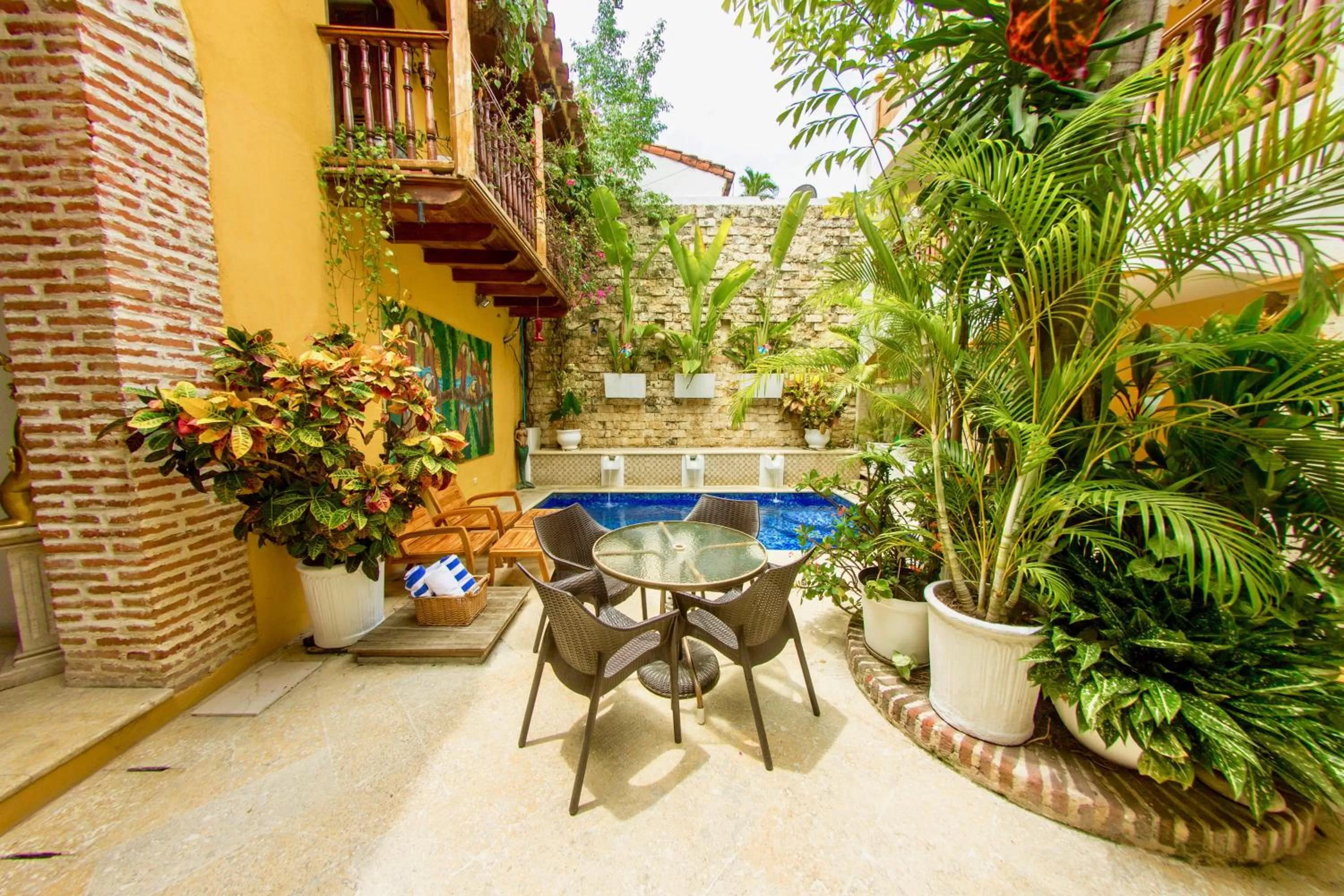 Patio in Hotel Casa Gloria Boutique