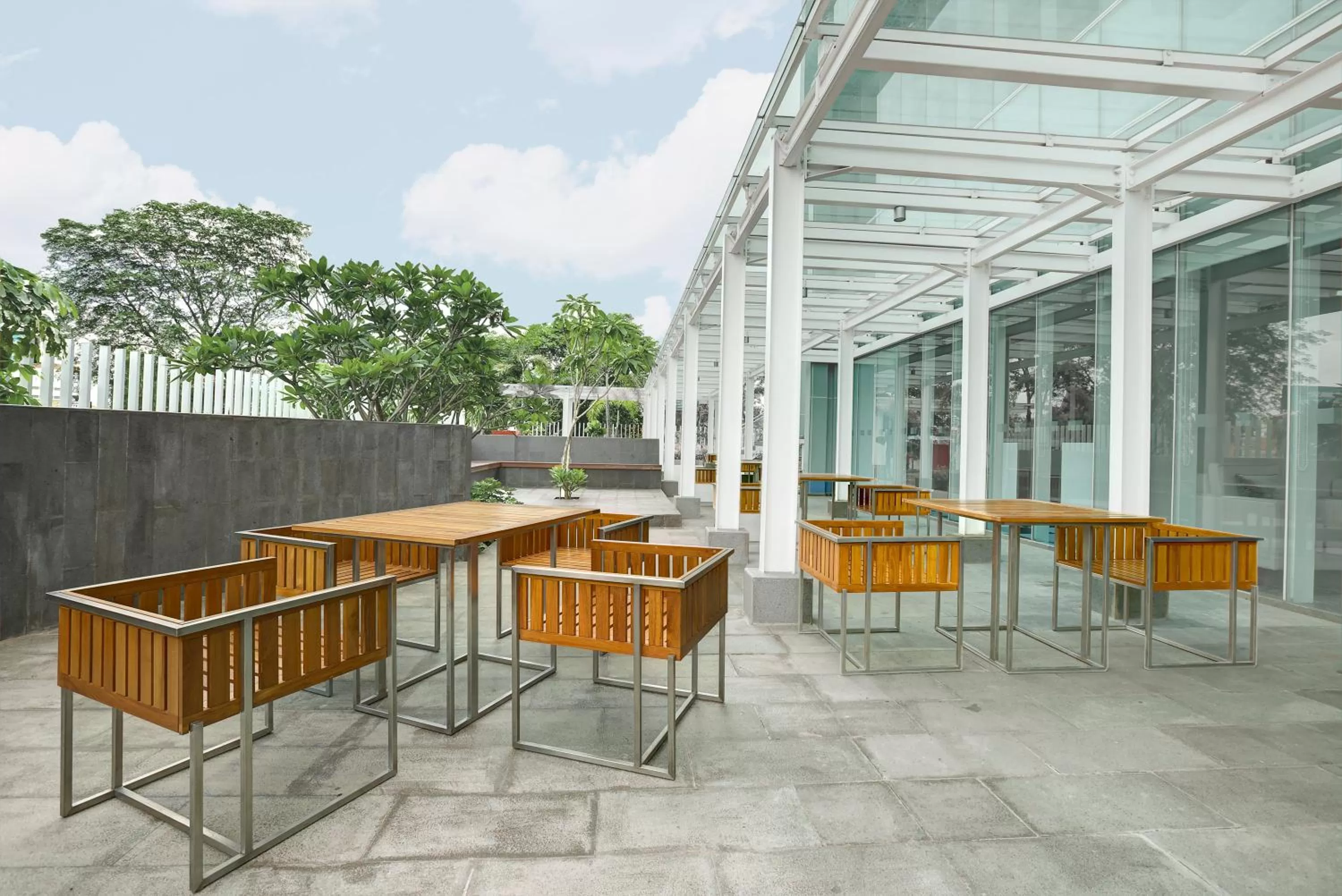 Seating area in Holiday Inn Express Jakarta International Expo by IHG