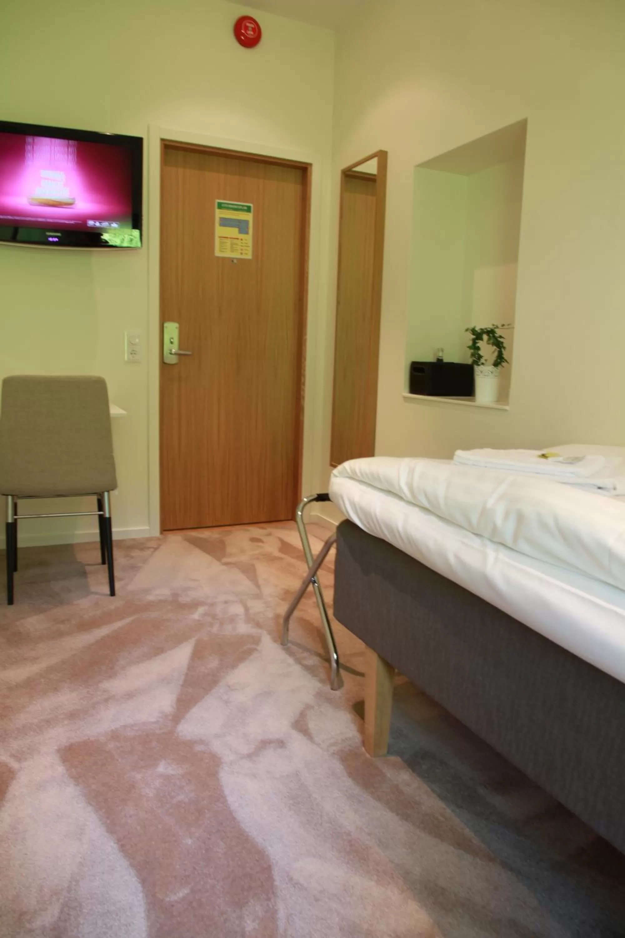 Bed in Flygplatshotellet