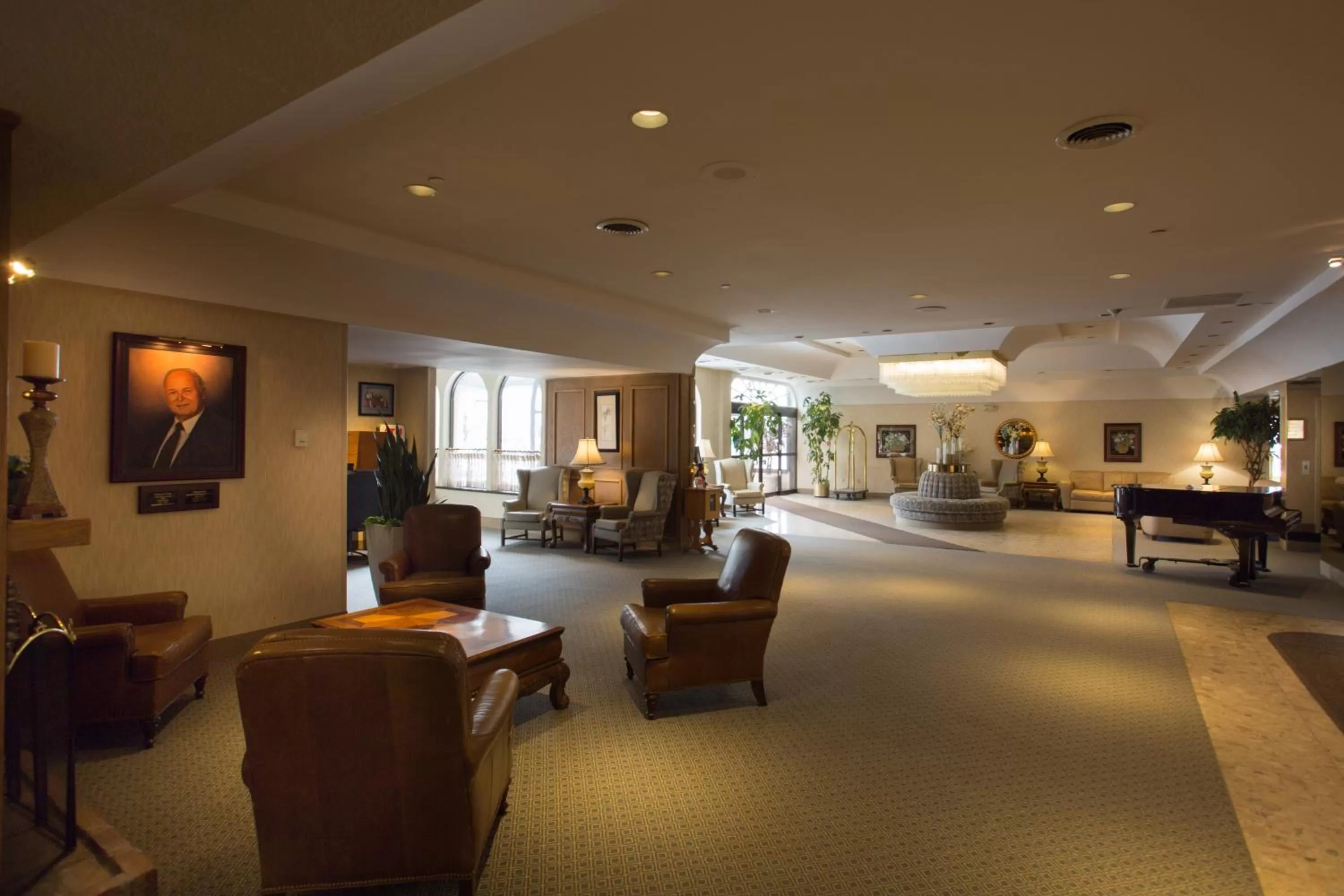 Lobby or reception in The Fredericton Inn