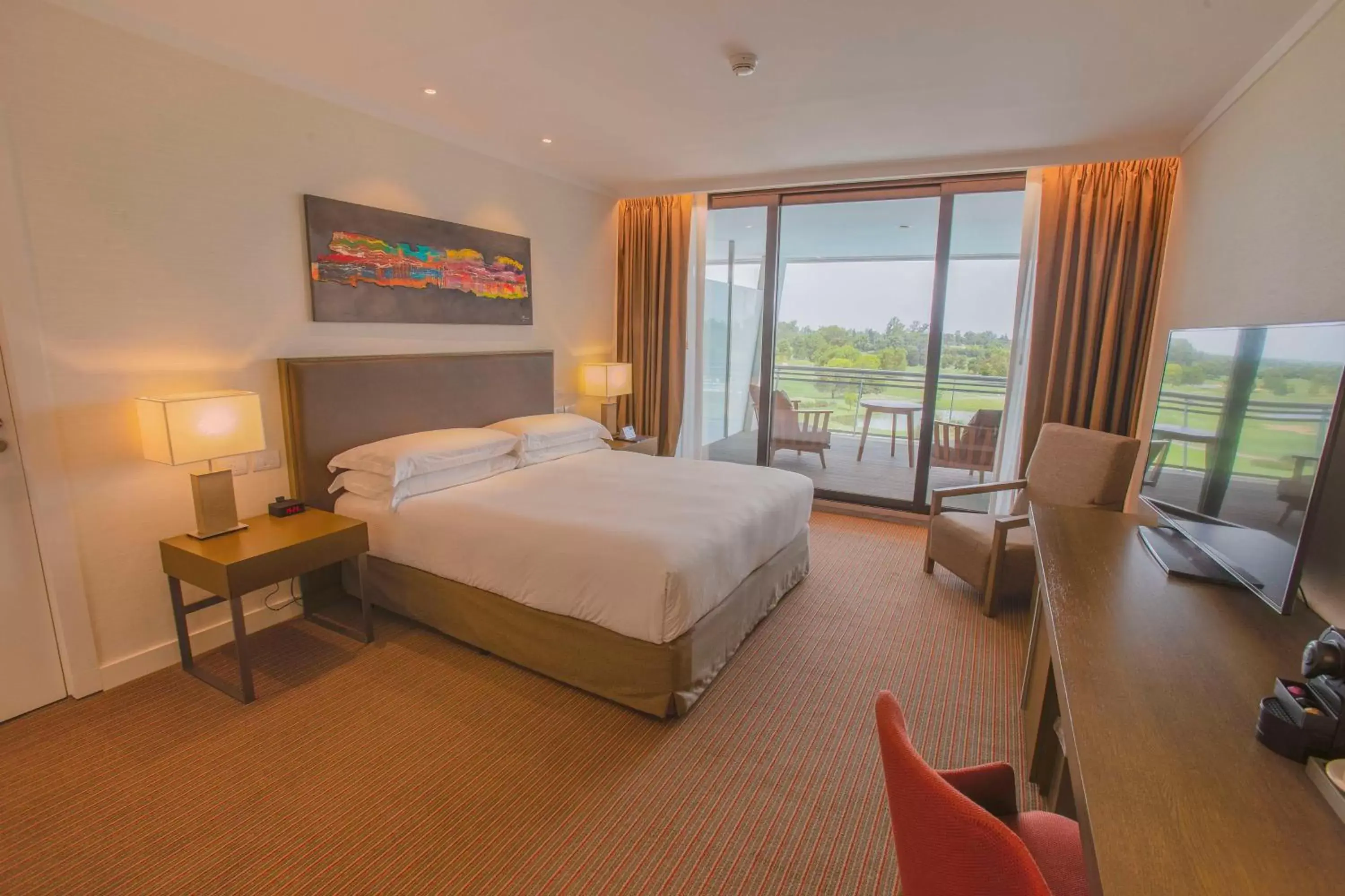 Premium King Room with Balcony - single occupancy in Hilton Pilar Premium King Room with Balcony - single occupancy in Hilton Pilar