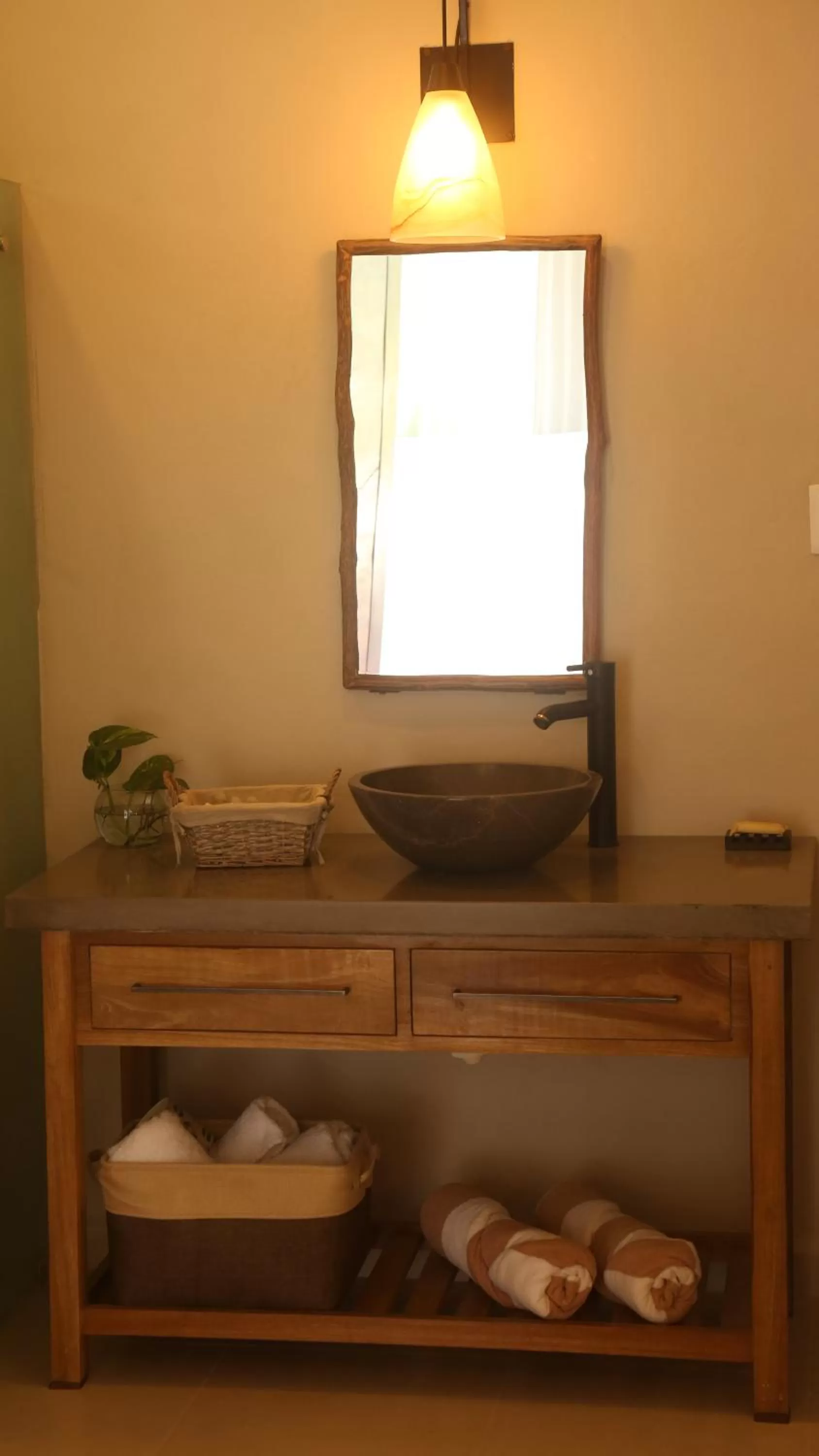 Bathroom in AGAM Hotel Boutique Bacalar - Adults Only