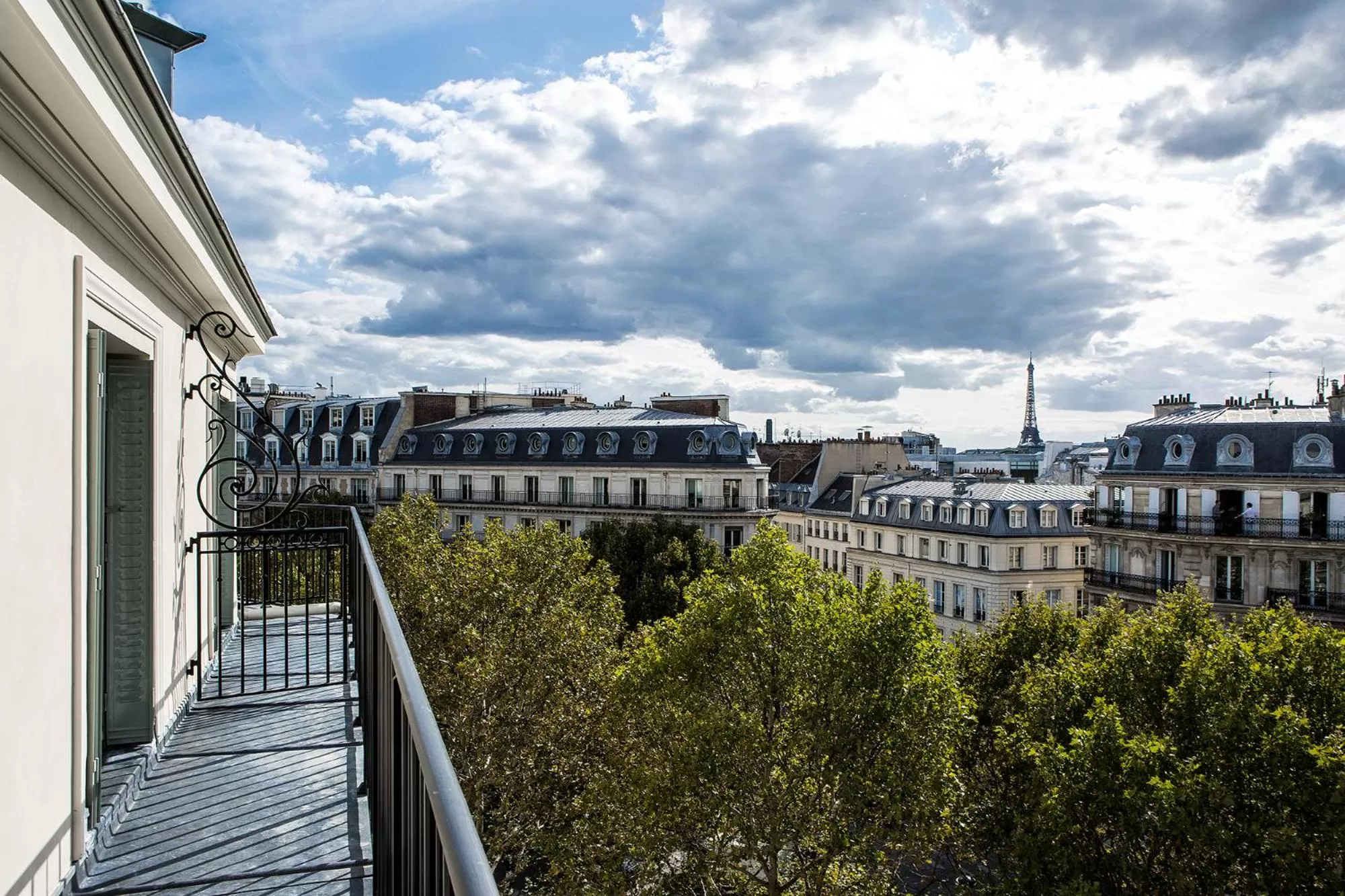 Balcony/Terrace in Fauchon l'Hôtel Paris