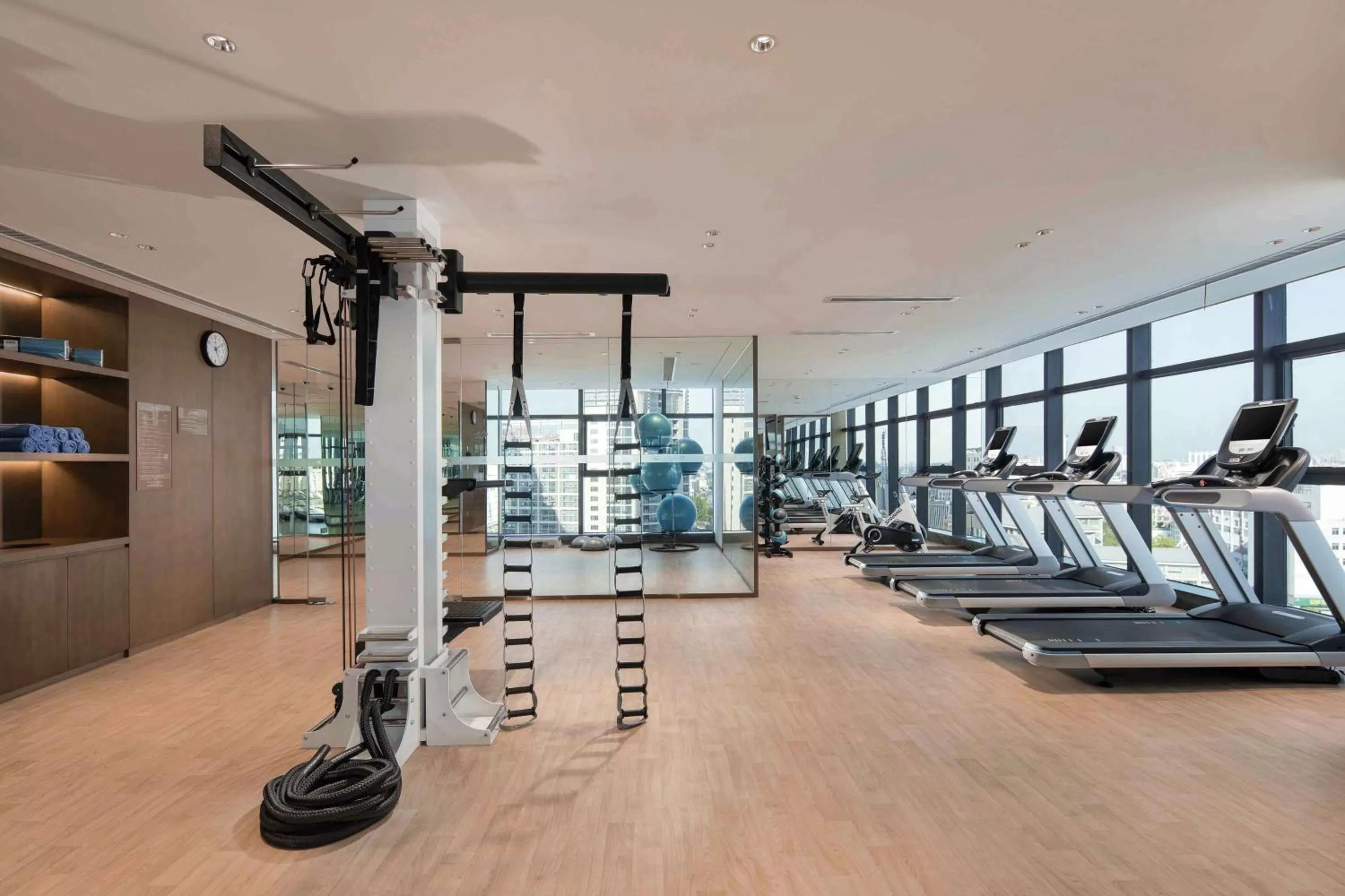 Fitness centre/facilities in Doubletree By Hilton Yangzhou