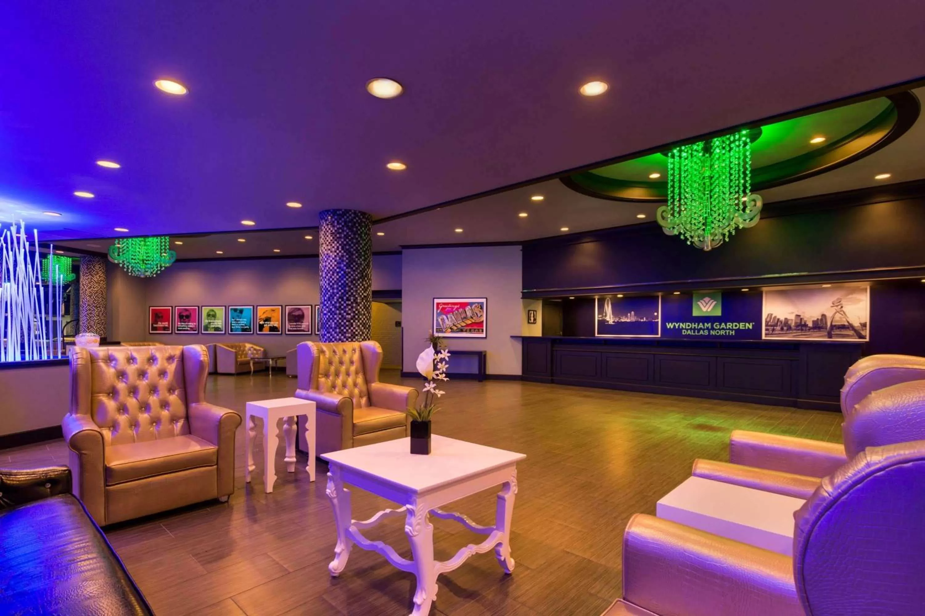 Lobby or reception in Wyndham Garden Dallas North