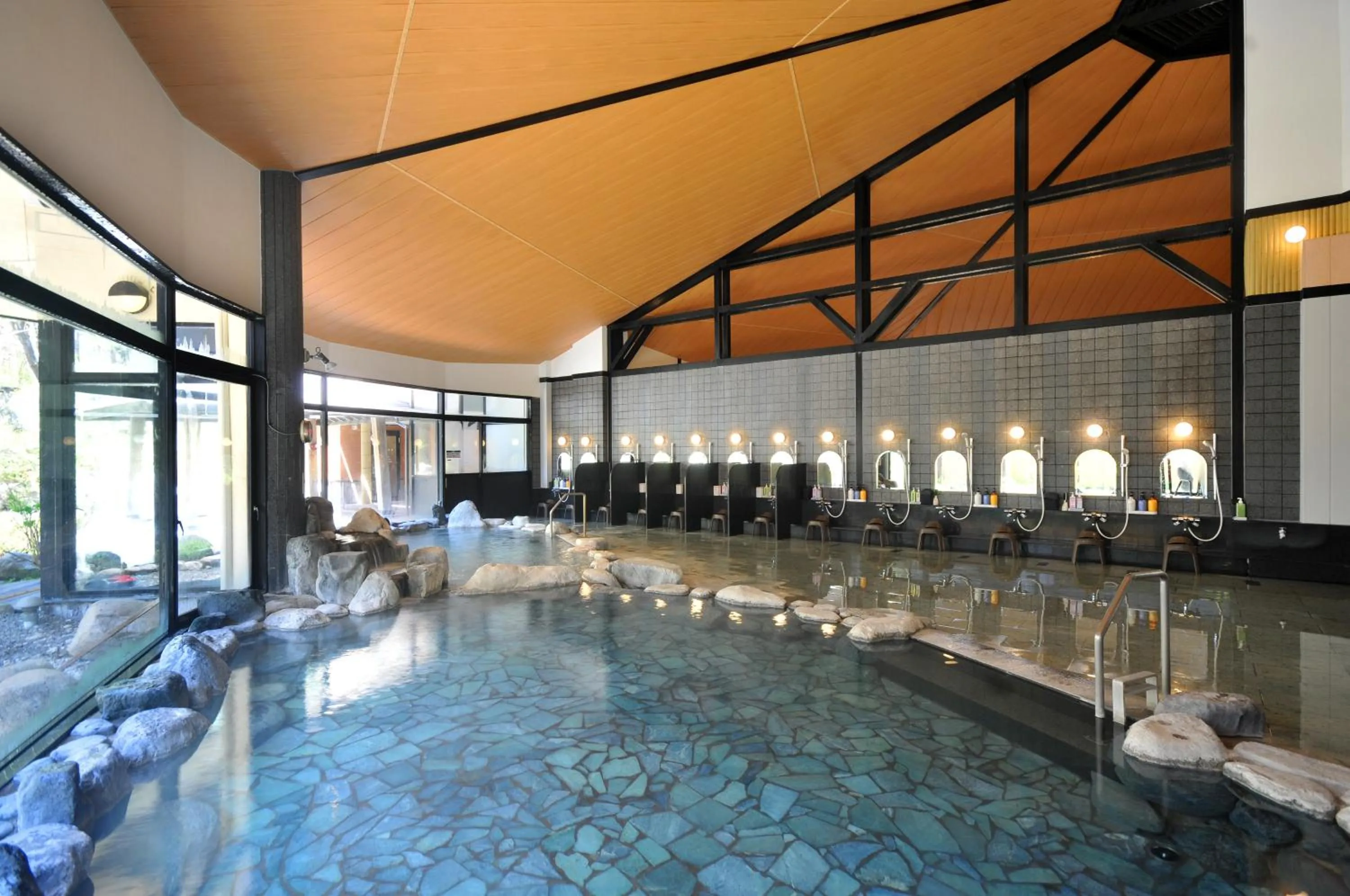 Hot Spring Bath in Kurobe Kanko Hotel