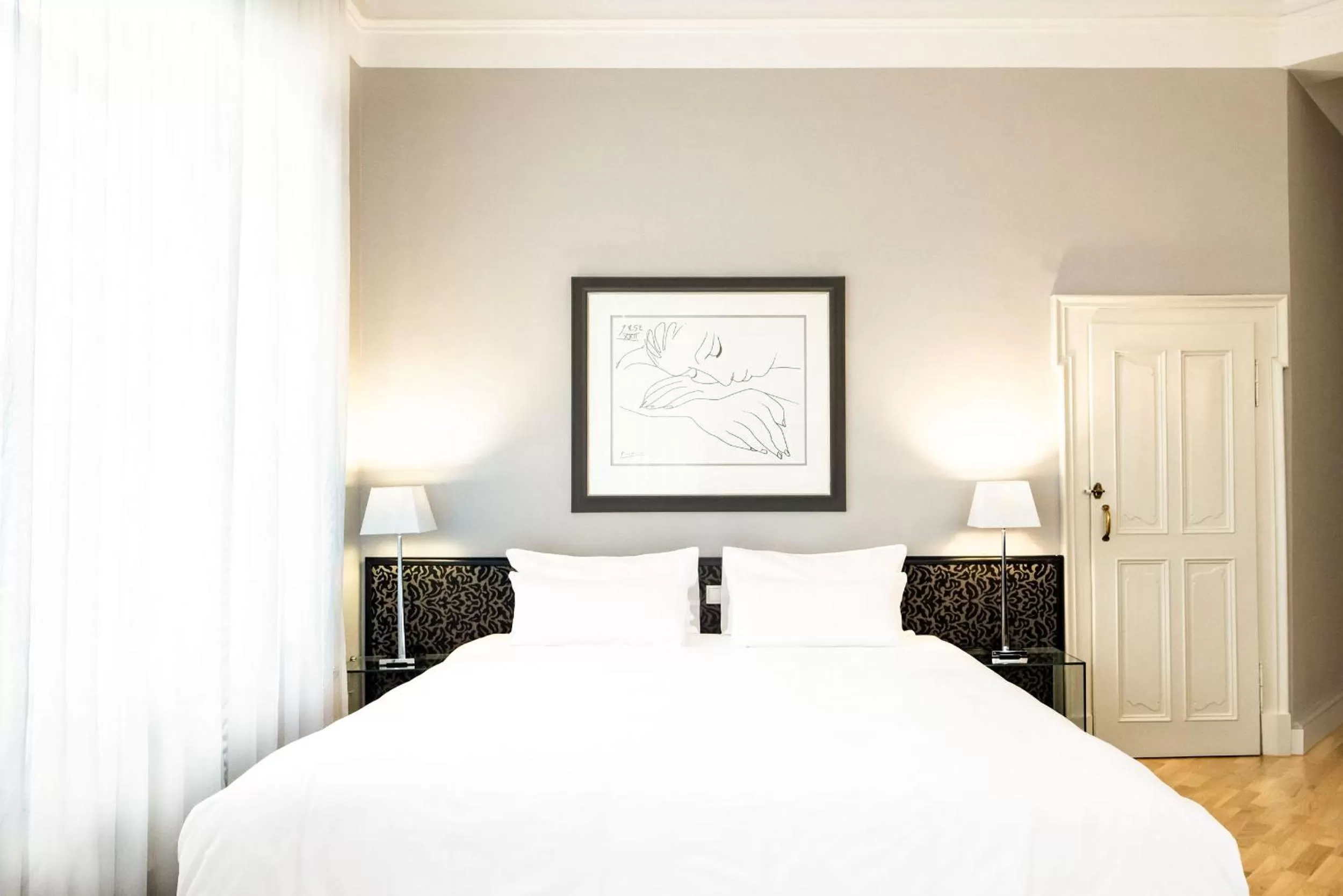 Bed in Hotel Bamberger Hof Bellevue