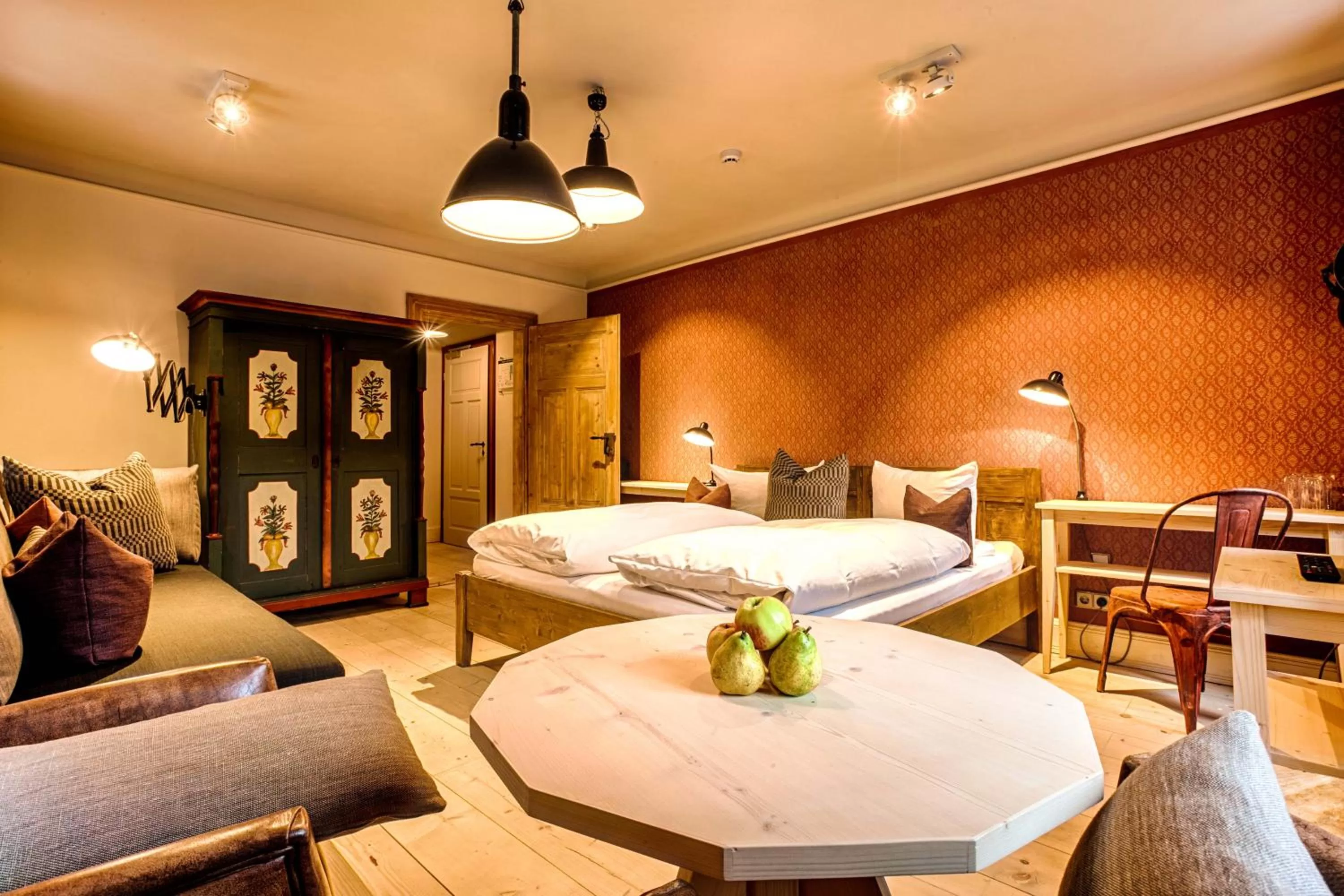 Photo of the whole room, Bed in Bio-Hotel Zur Mühle