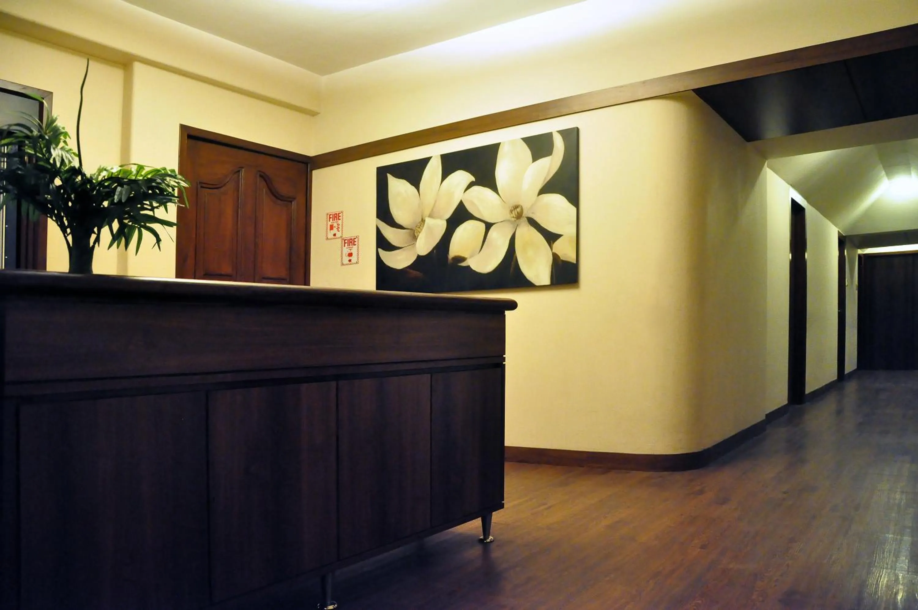 Lobby or reception in Abbott Hotel