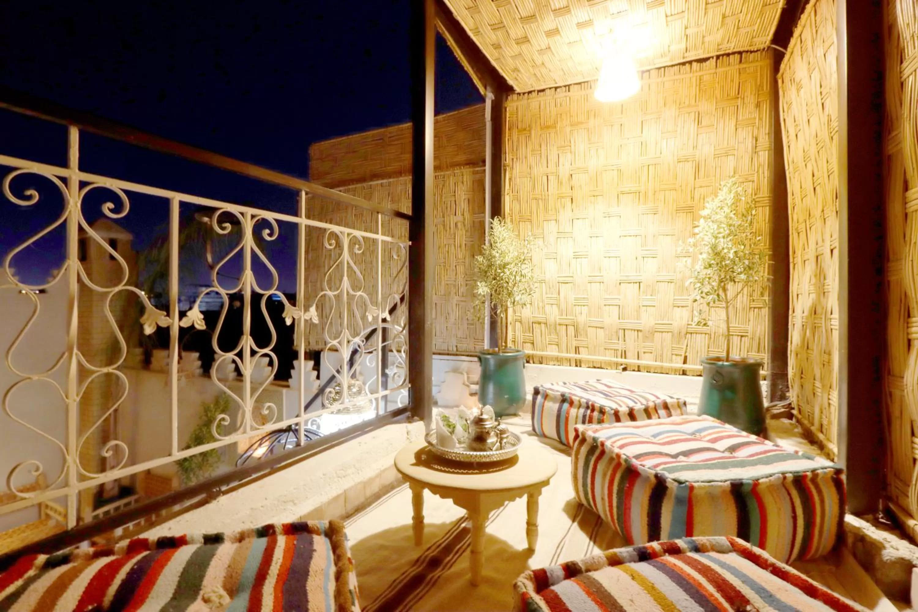 Seating area in Riad Venezia