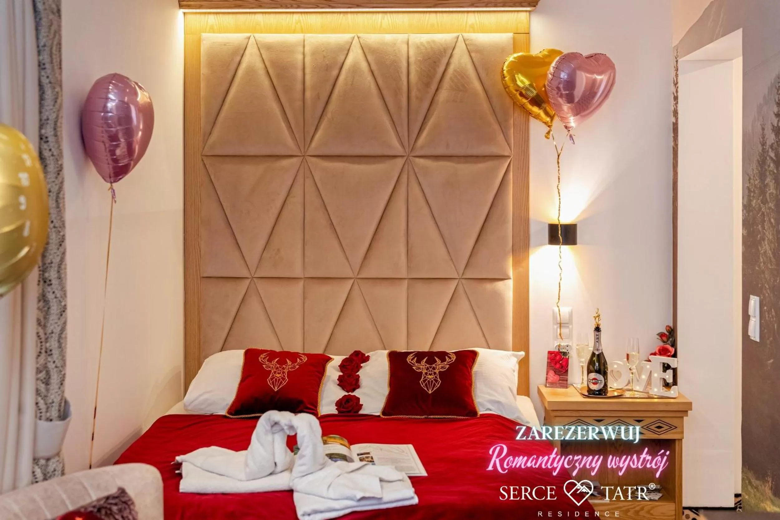 Bed in Serce Tatr Residence Zakopane - blisko Krupówek