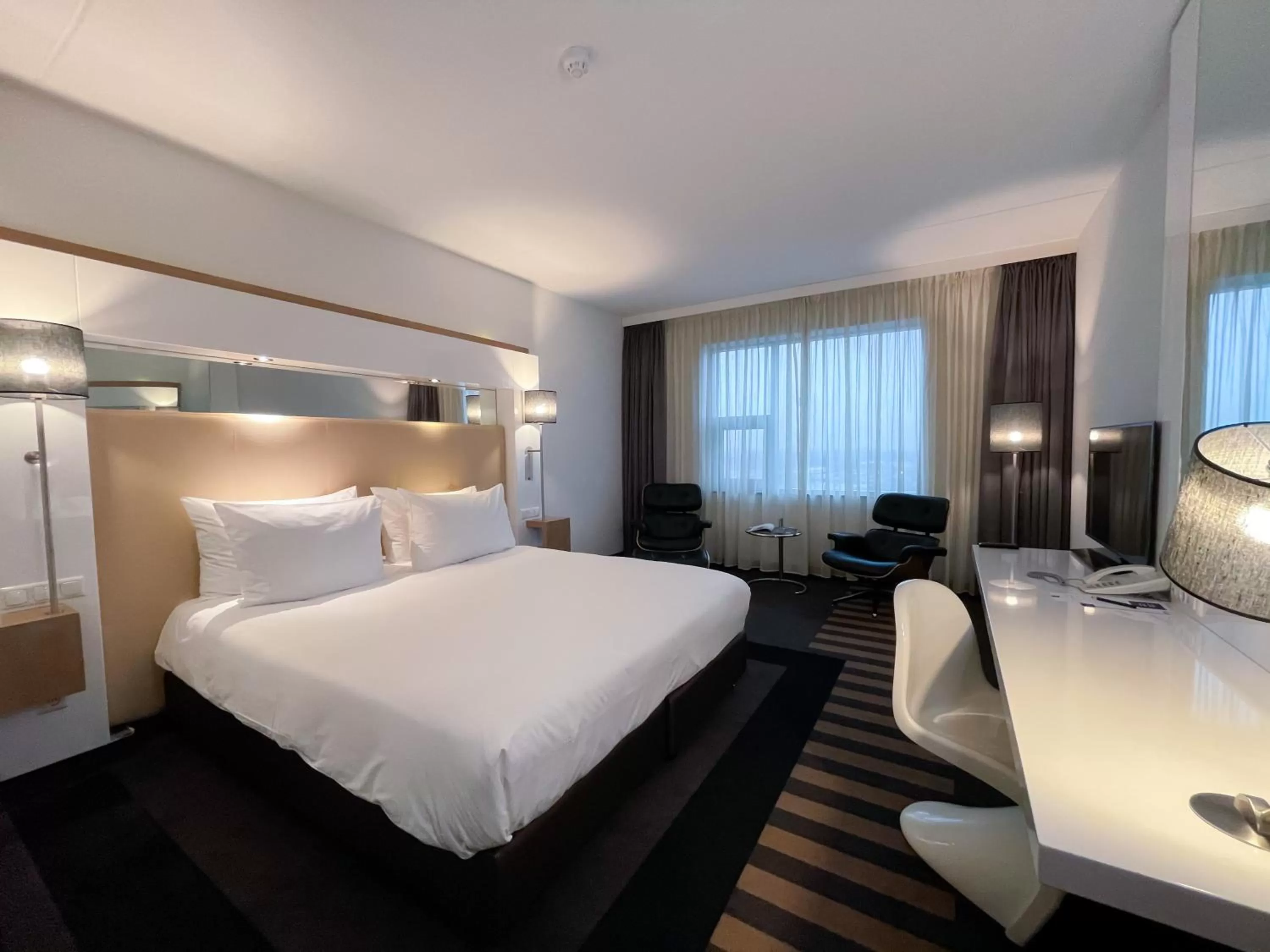 Photo of the whole room, Bed in WestCord WTC Hotel Leeuwarden